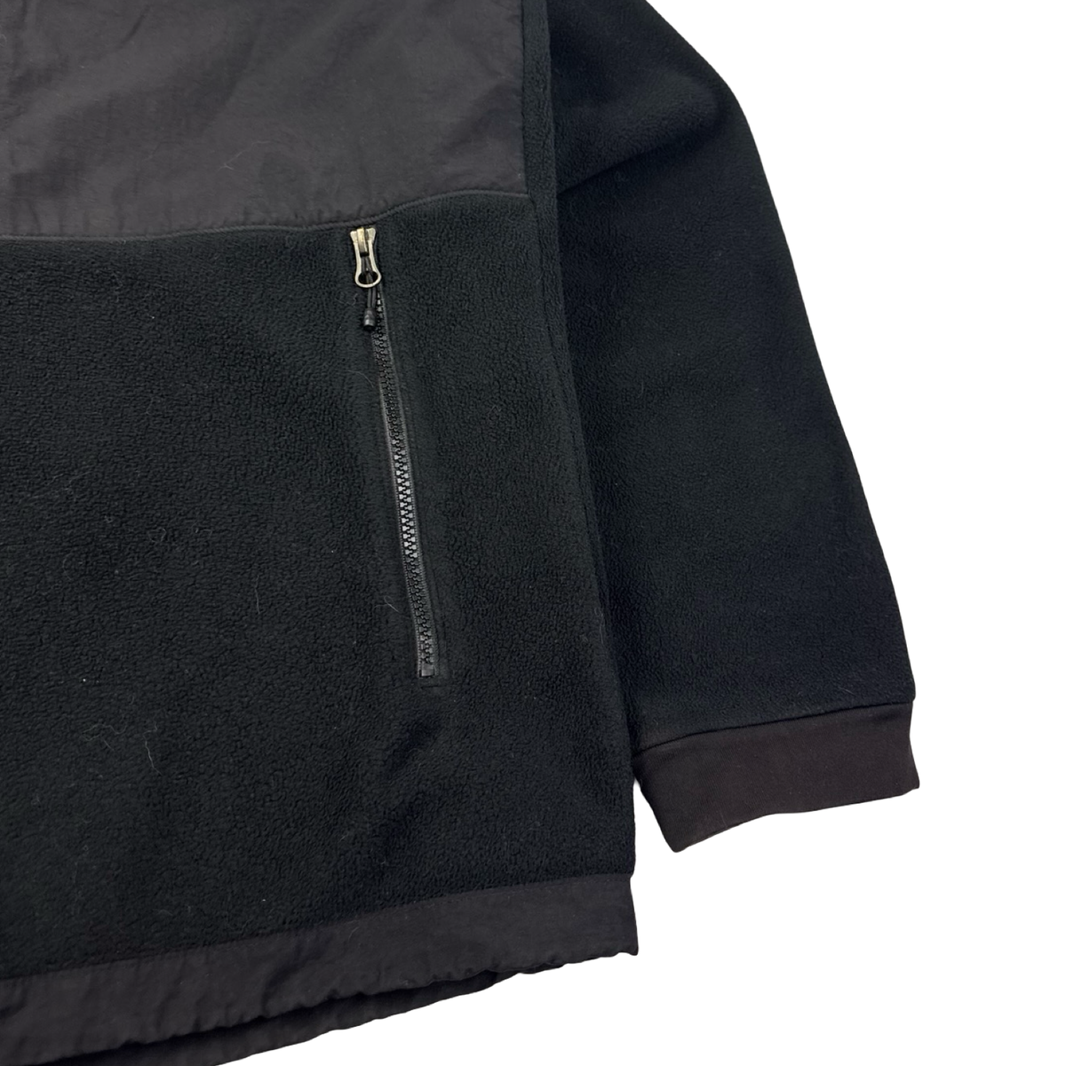 The North Face Denali Hooded Zip Up Jacket Black