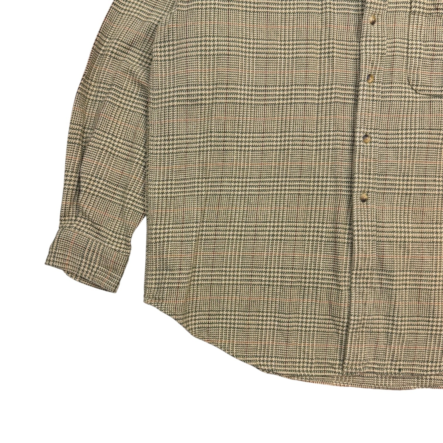 Vintage Nautica Flannel Button Up Shirt Yellow
