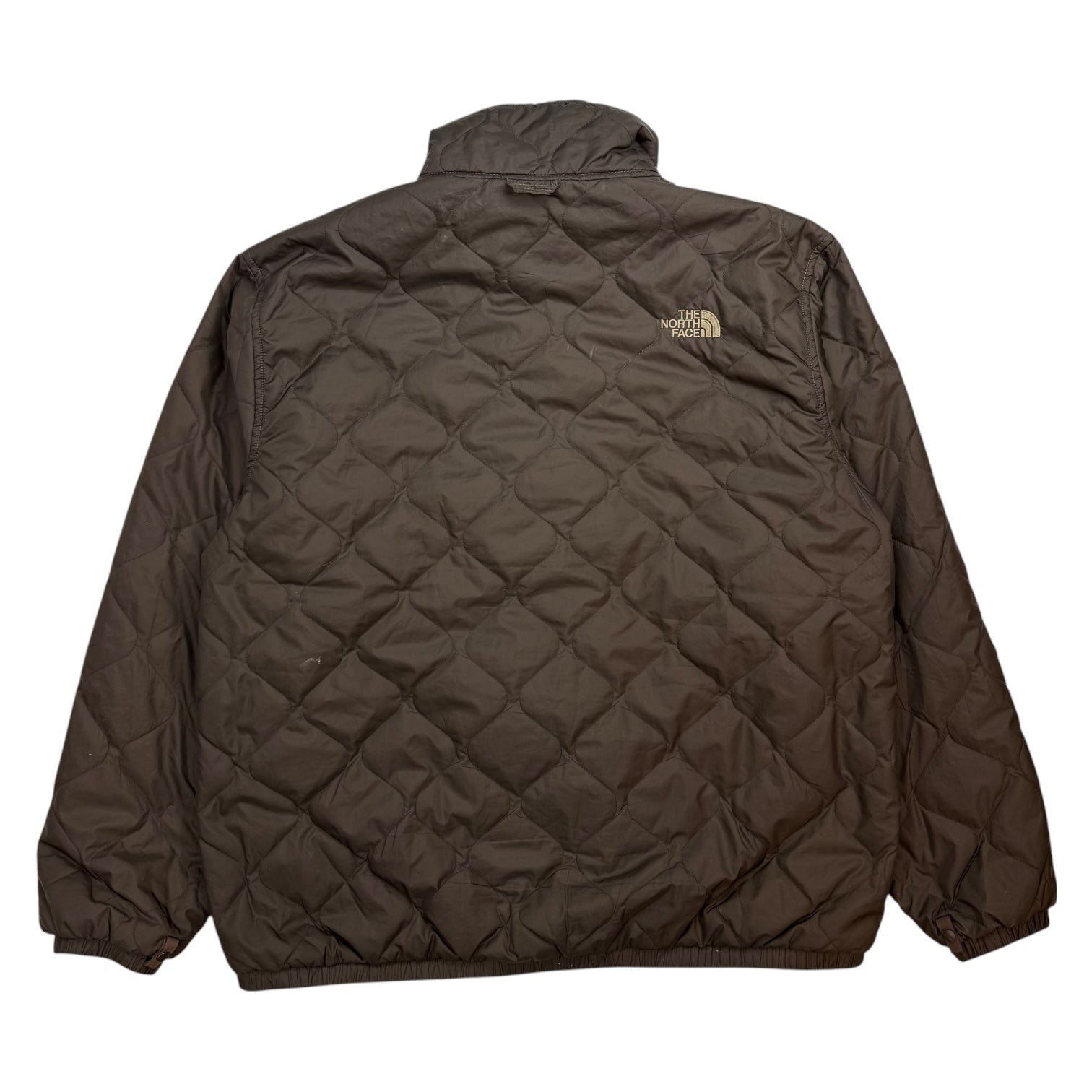 Vintage The North Face Quilted Jacket Brown