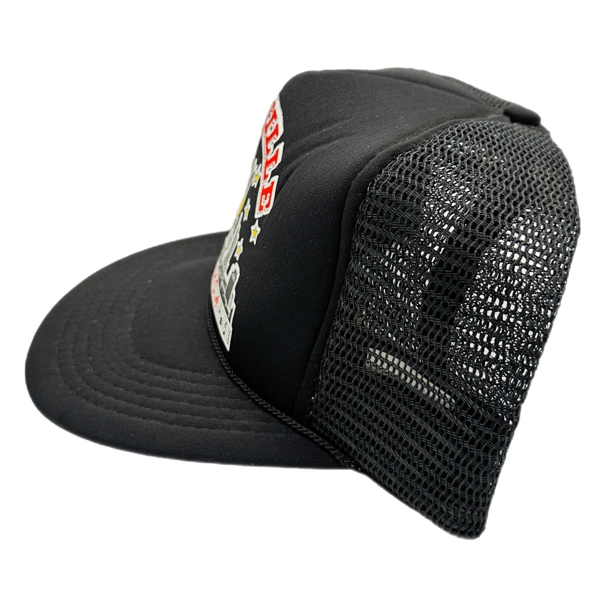 Vintage Nashville Music City USA Trucker Hat Black