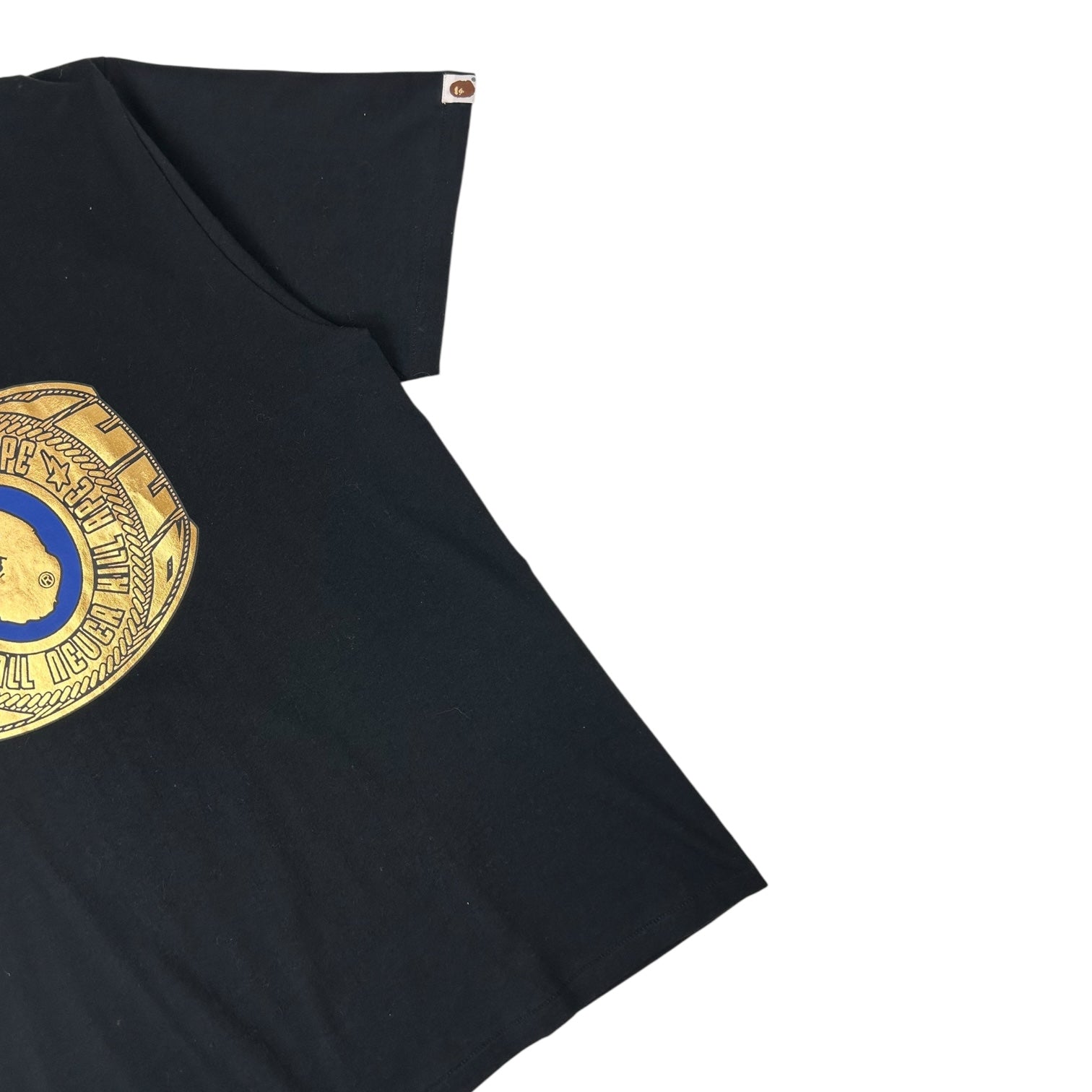 Bape Foil College Ring T-Shirt Black