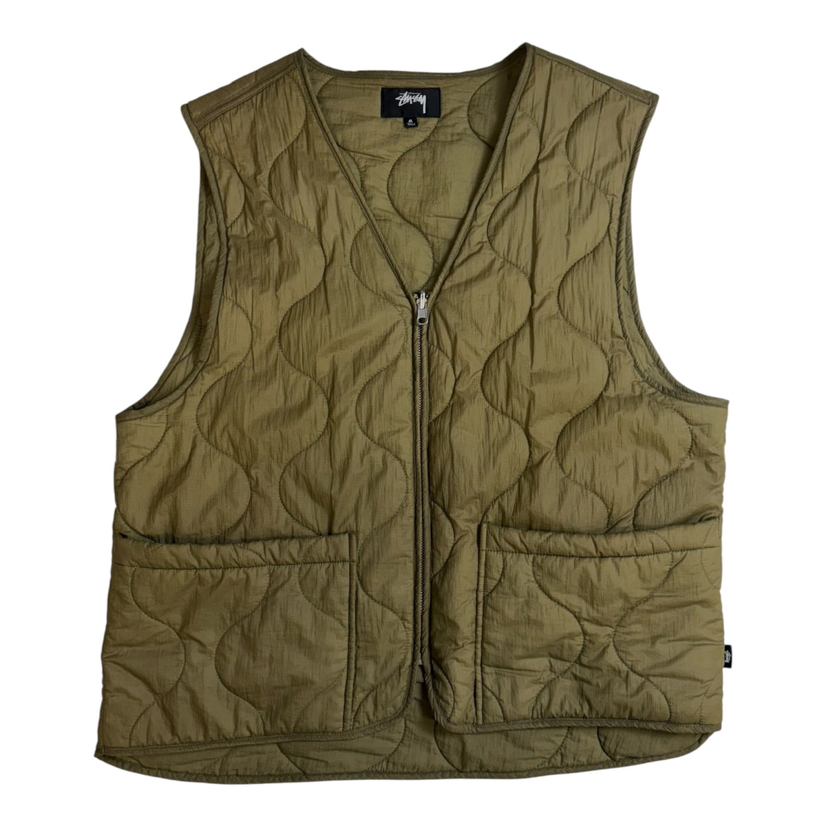 Stussy Quilted Liner Vest Olive
