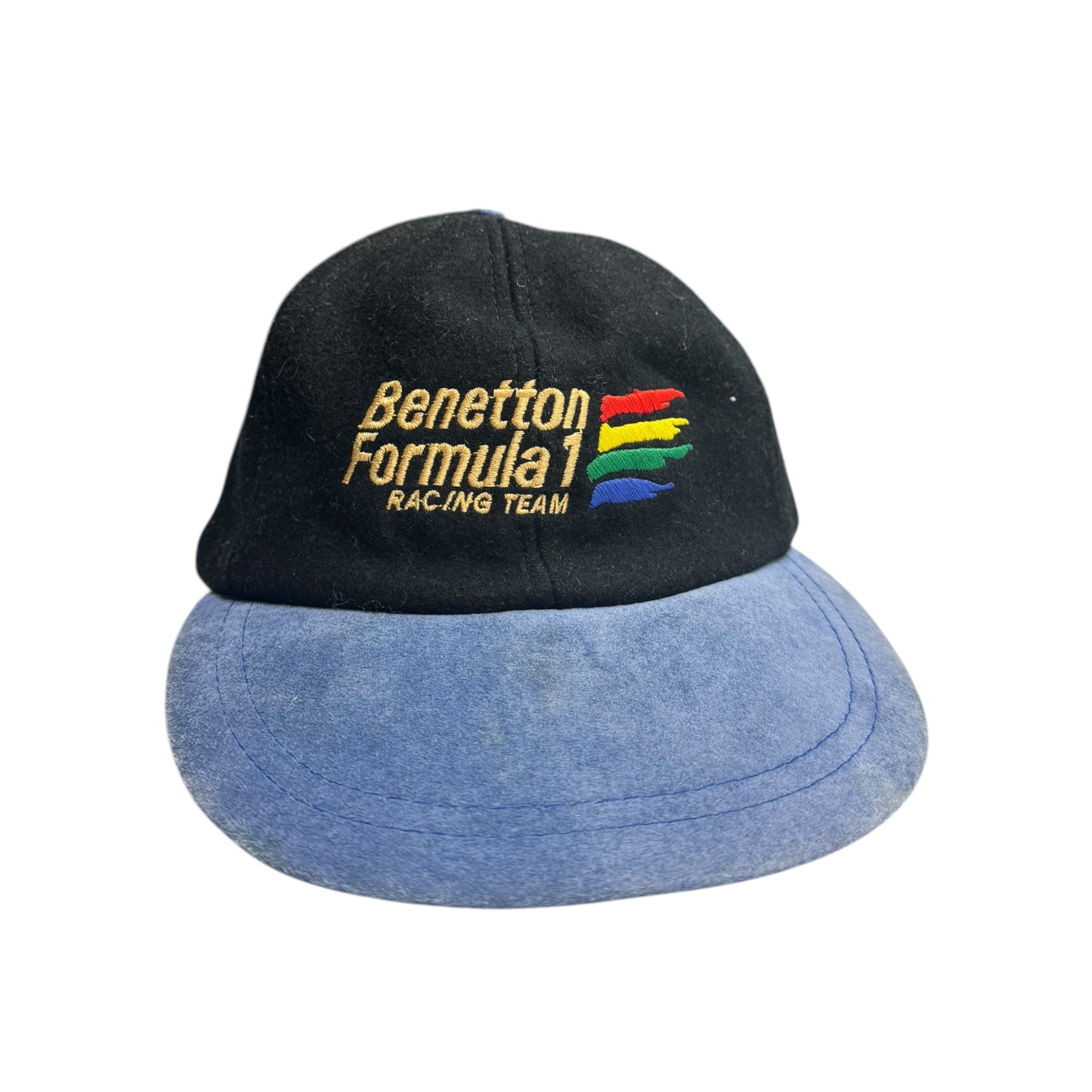 Vintage Benetton Formula 1 Racing Flannel Hat