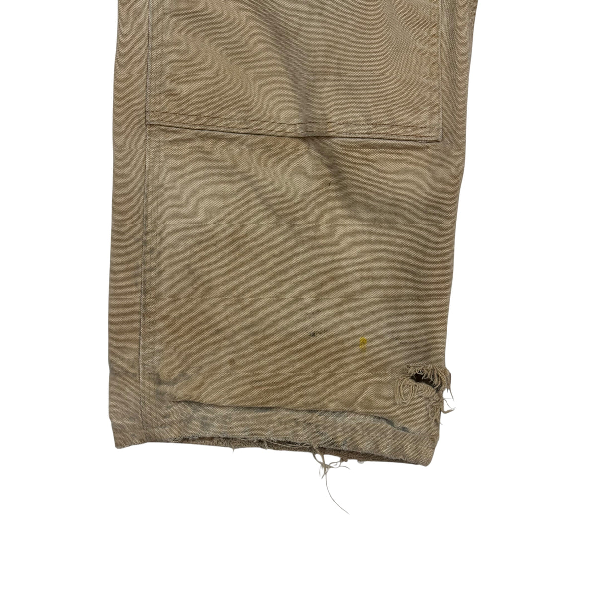Vintage Carhartt Dungaree Distressed Pants Tan