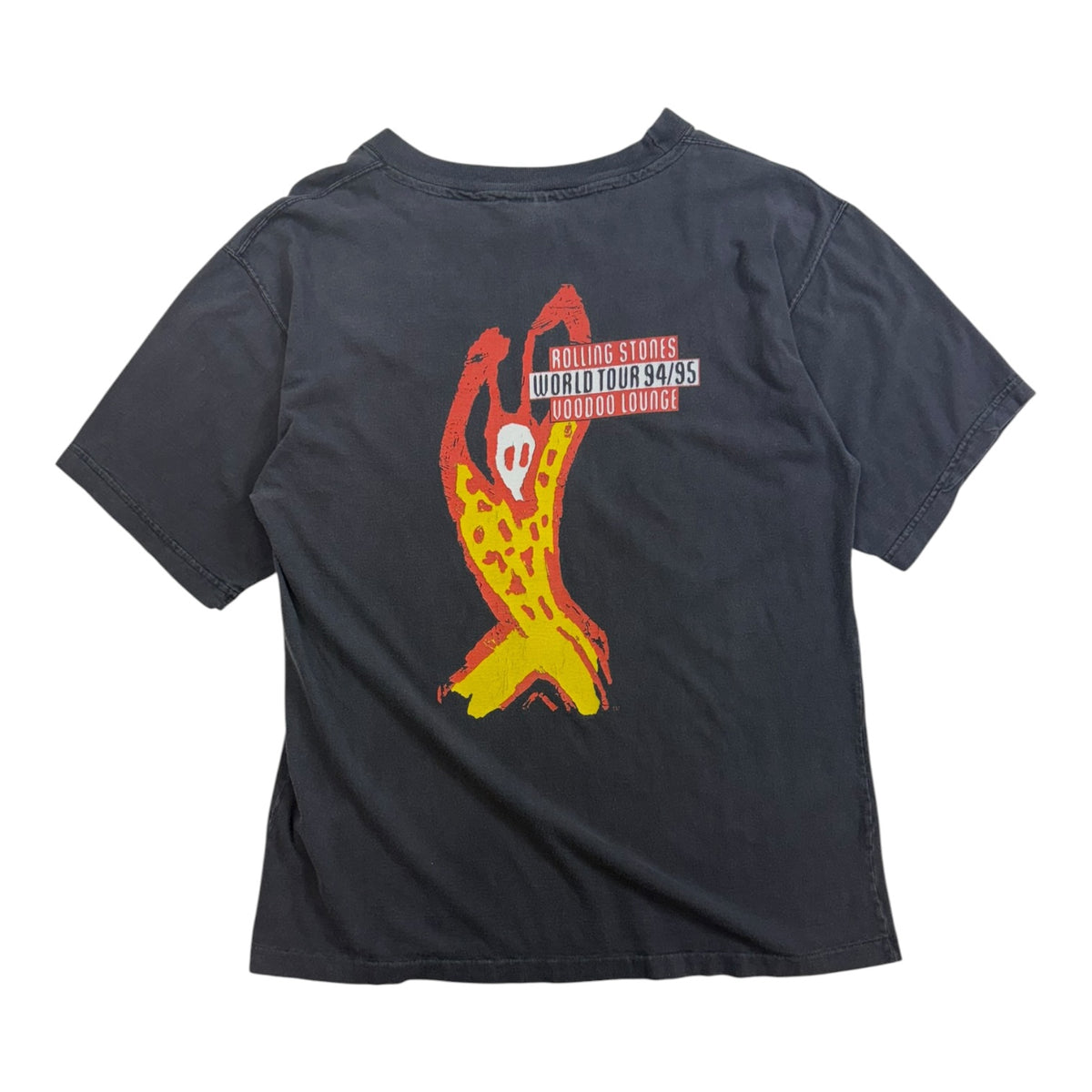Vintage Rolling Stones Voodoo Lounge T-Shirt Black