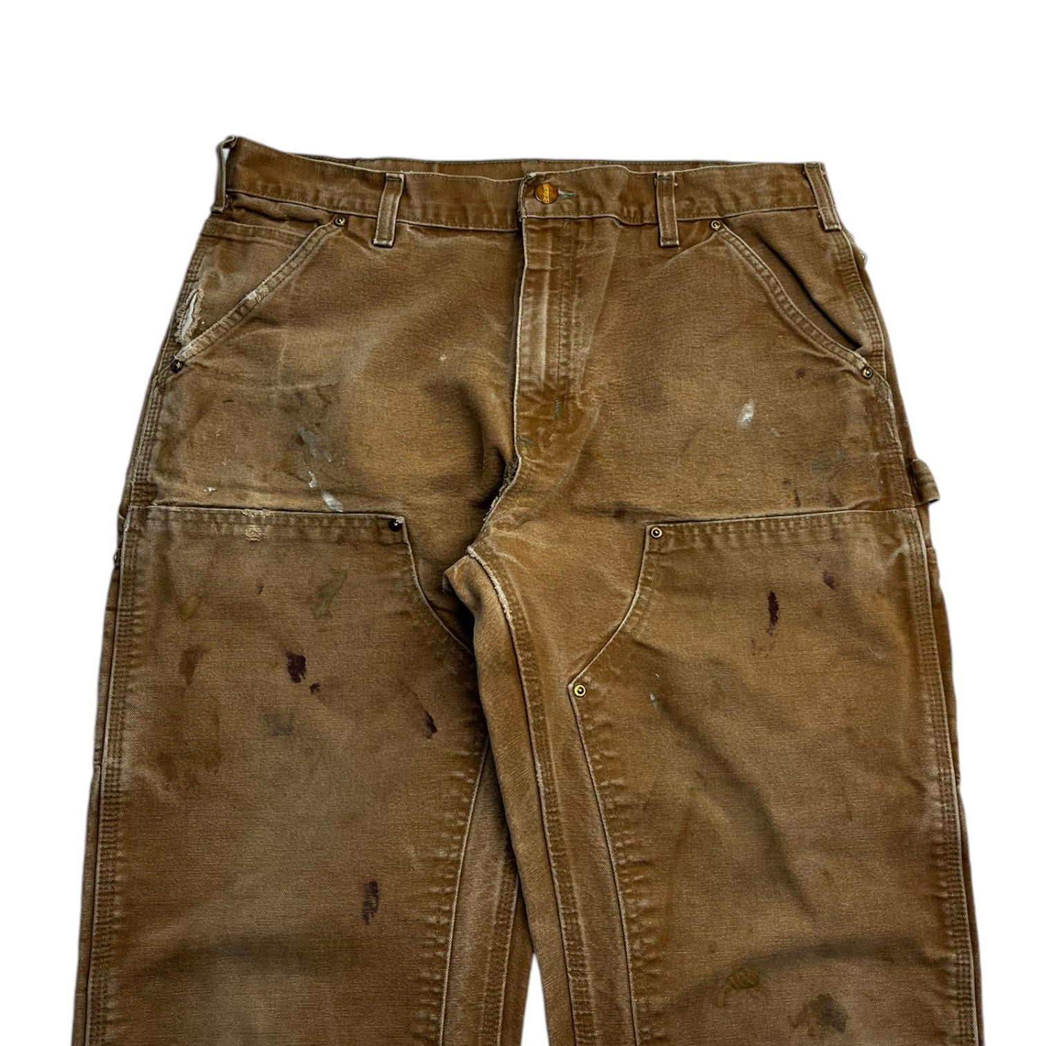 Vintage Carhartt Double Knee Distressed Tan