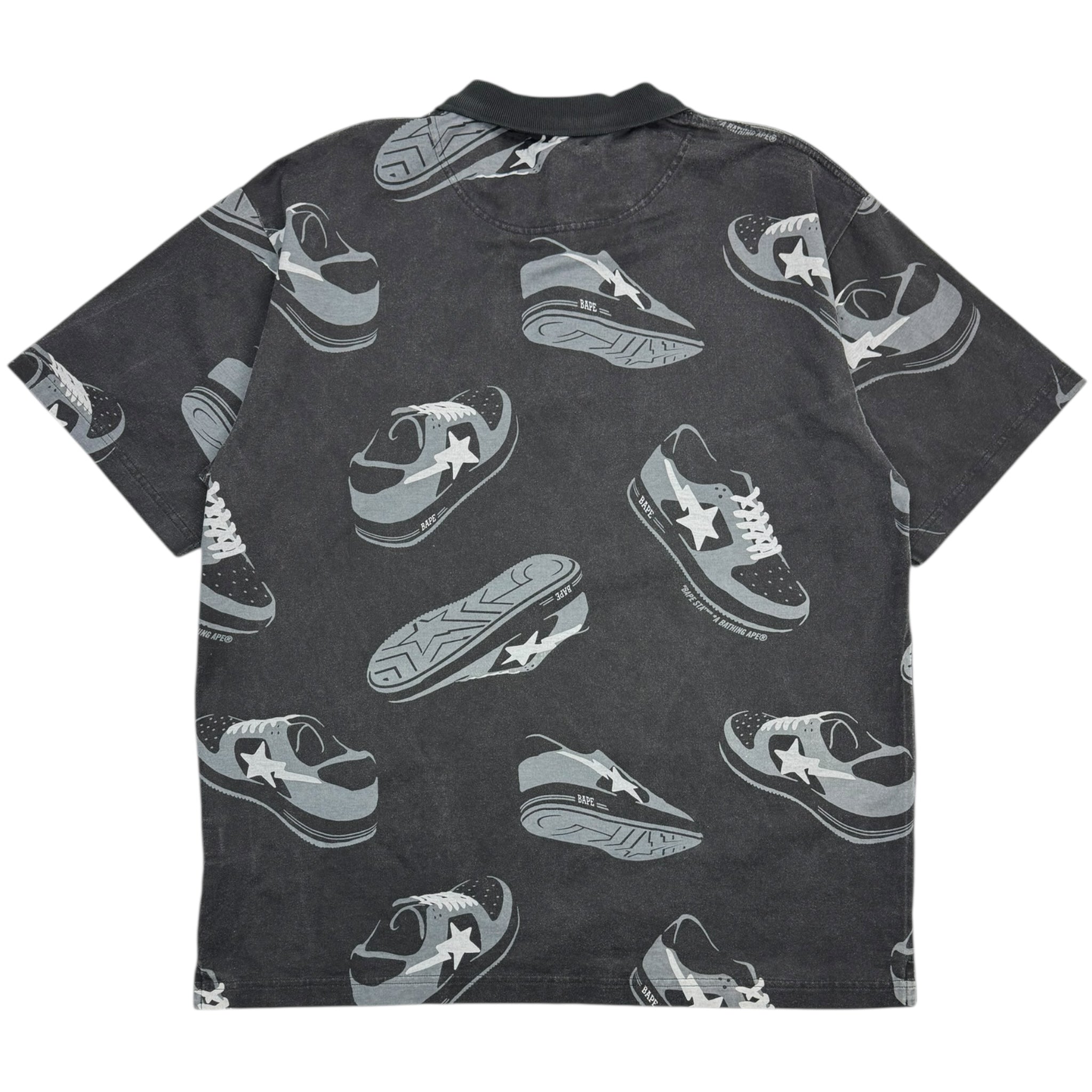 Bape BapeSta AOP Polo Shirt