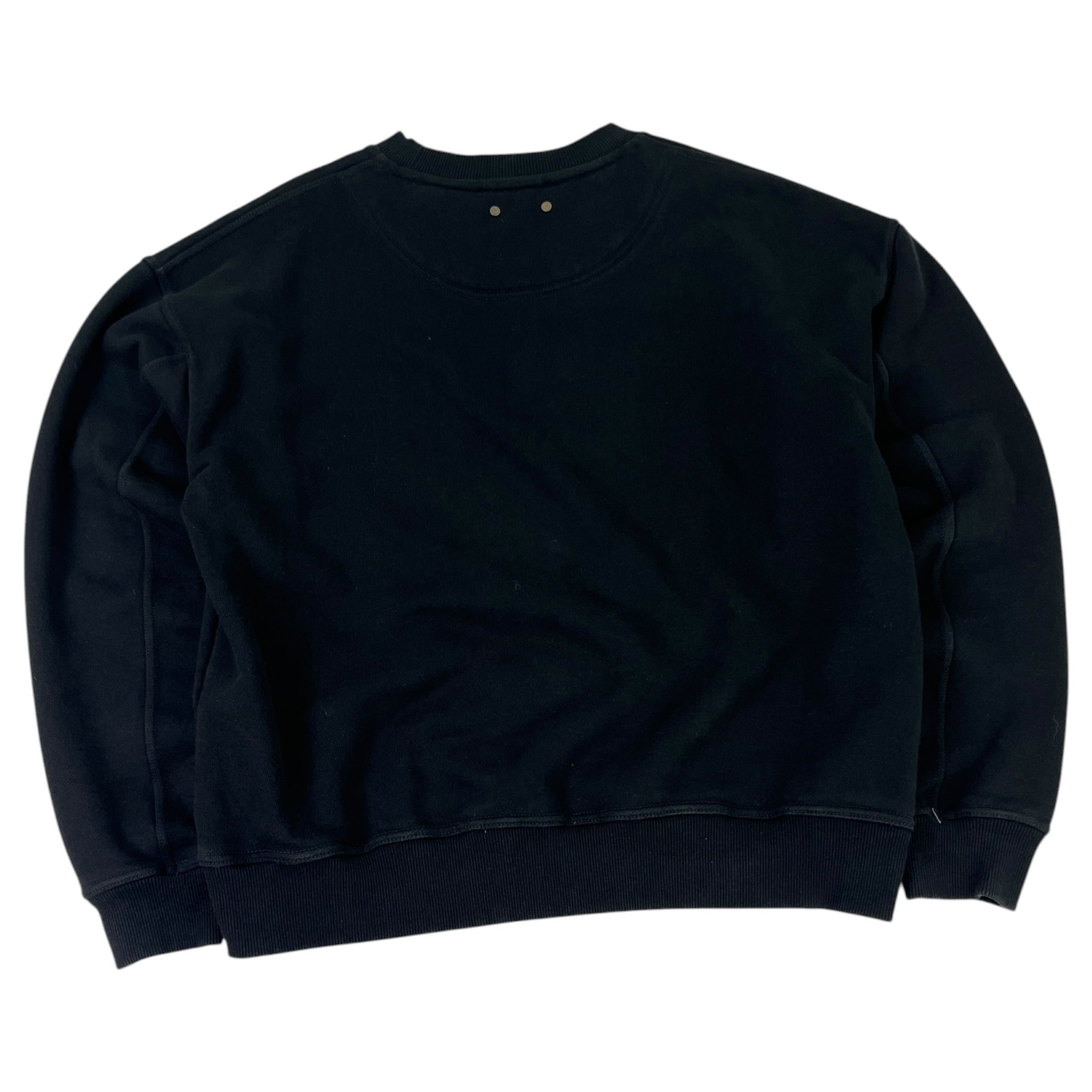 Andersson Bell Signature Emblem Heavy Sweatshirt Black