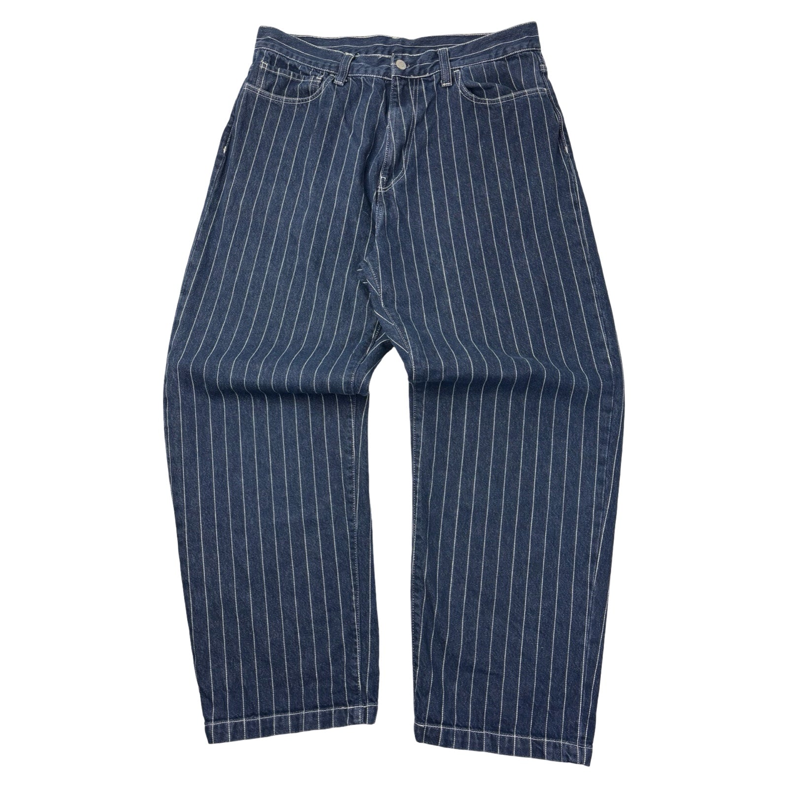 Carhartt WIP Orlean Stripe Denim Pant Navy