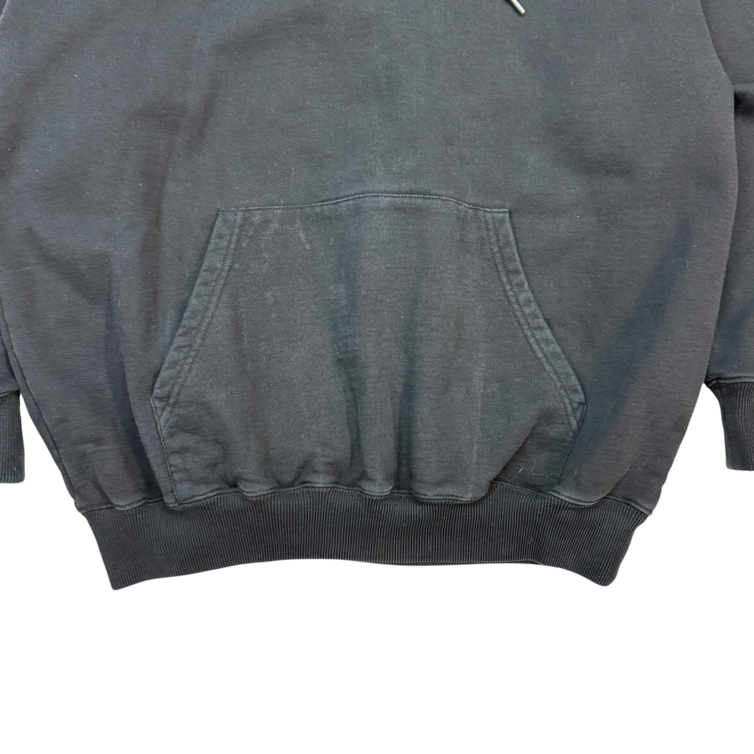 Balenciaga Logo Hood Hoodie Black