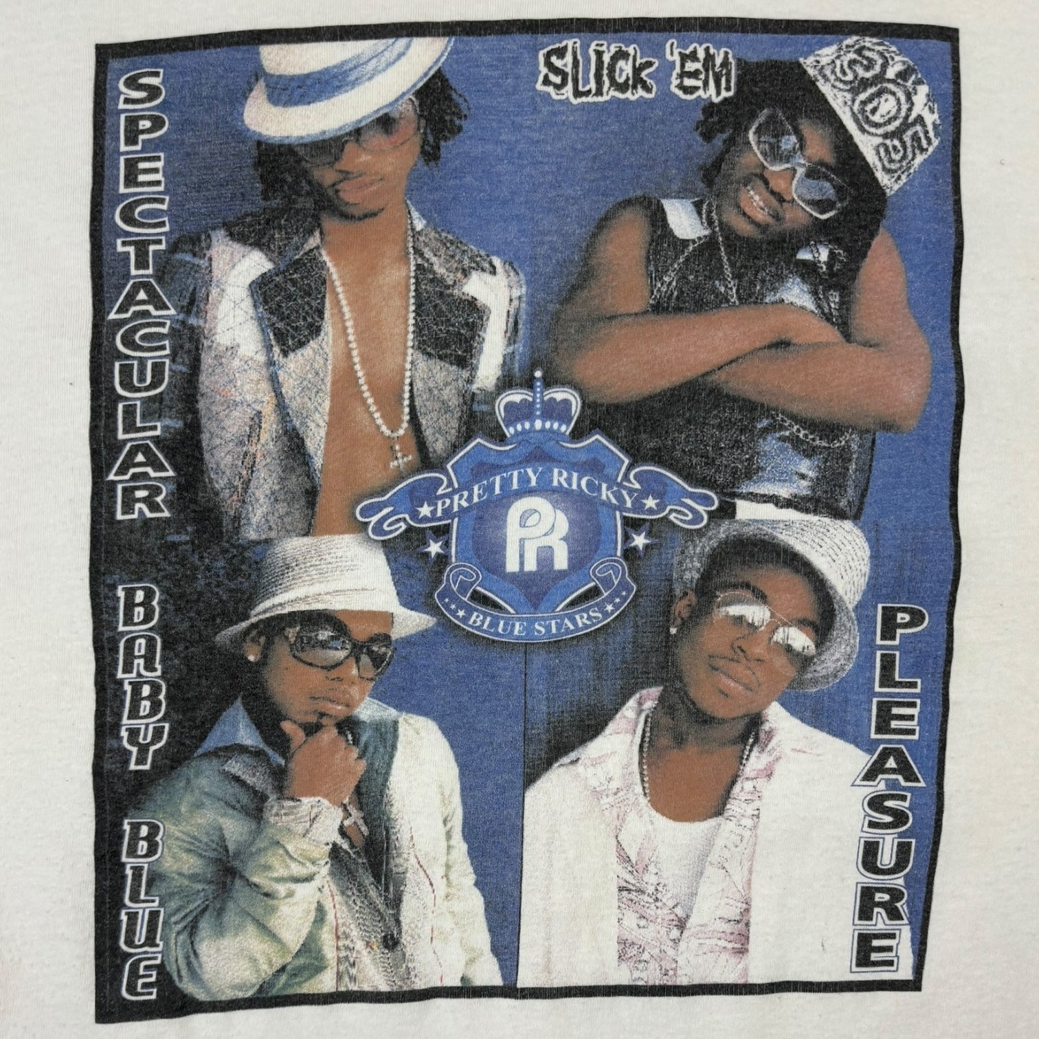 Vintage 2005 Pretty Ricky True Blue T-Shirt White