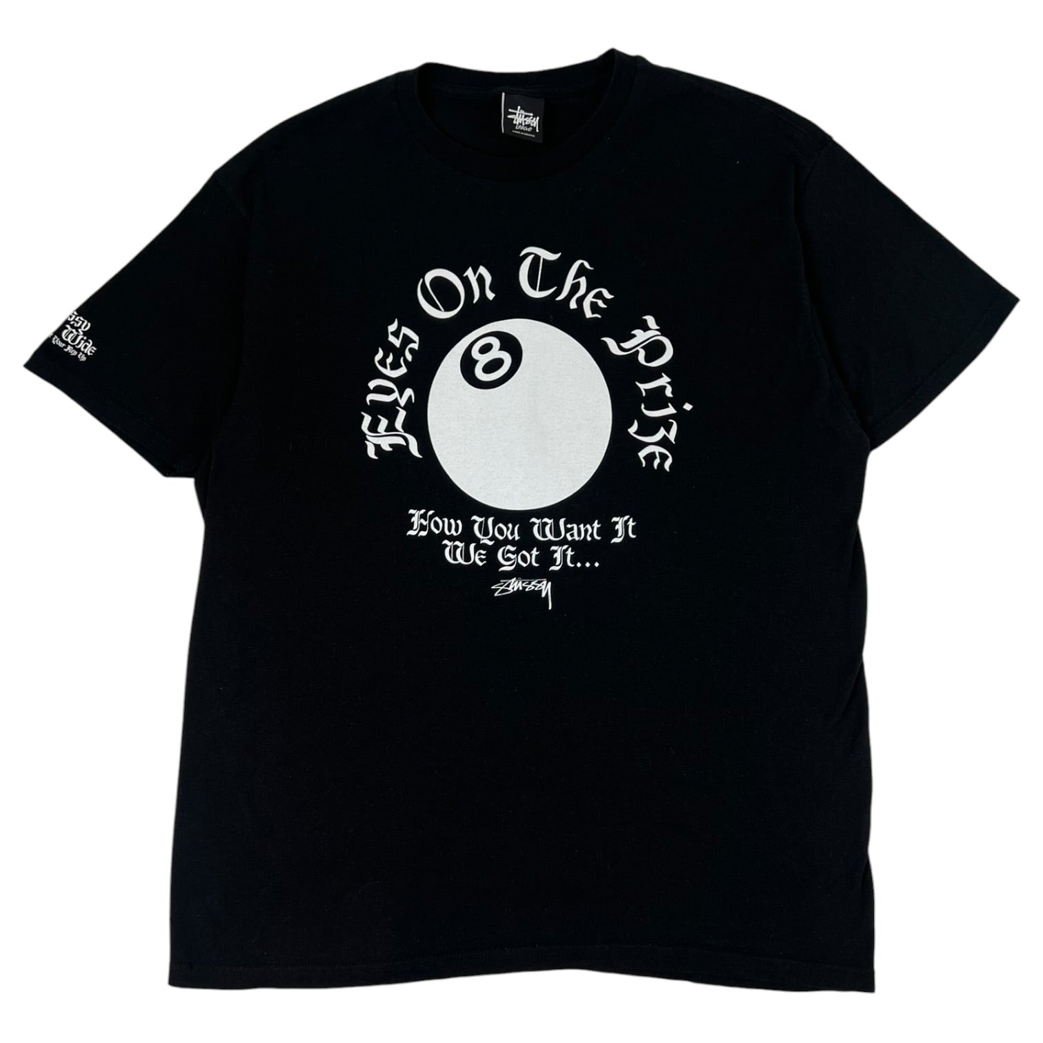 Stussy “Eyes On The Prize” T-Shirt Black