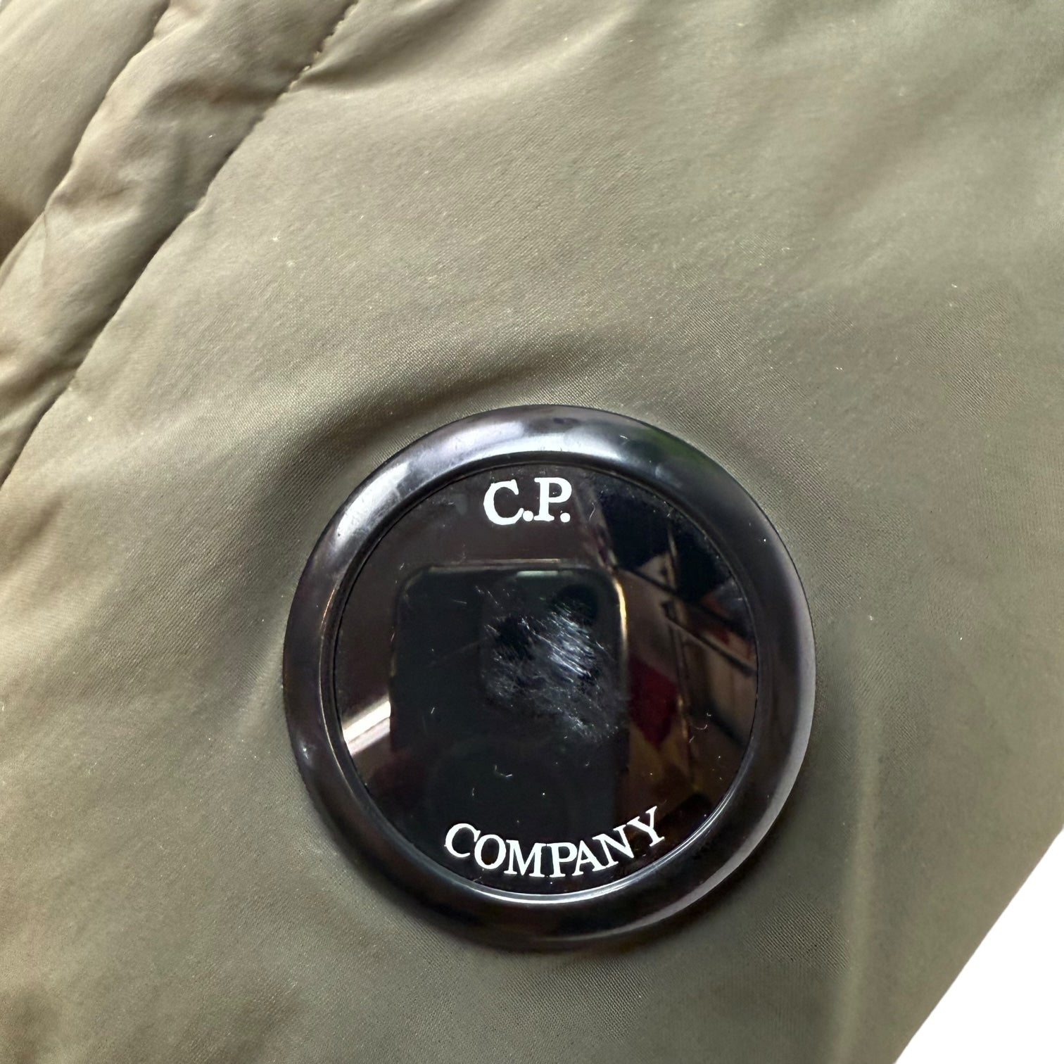 C.P. Company Down Jacket Garment Dyed Green