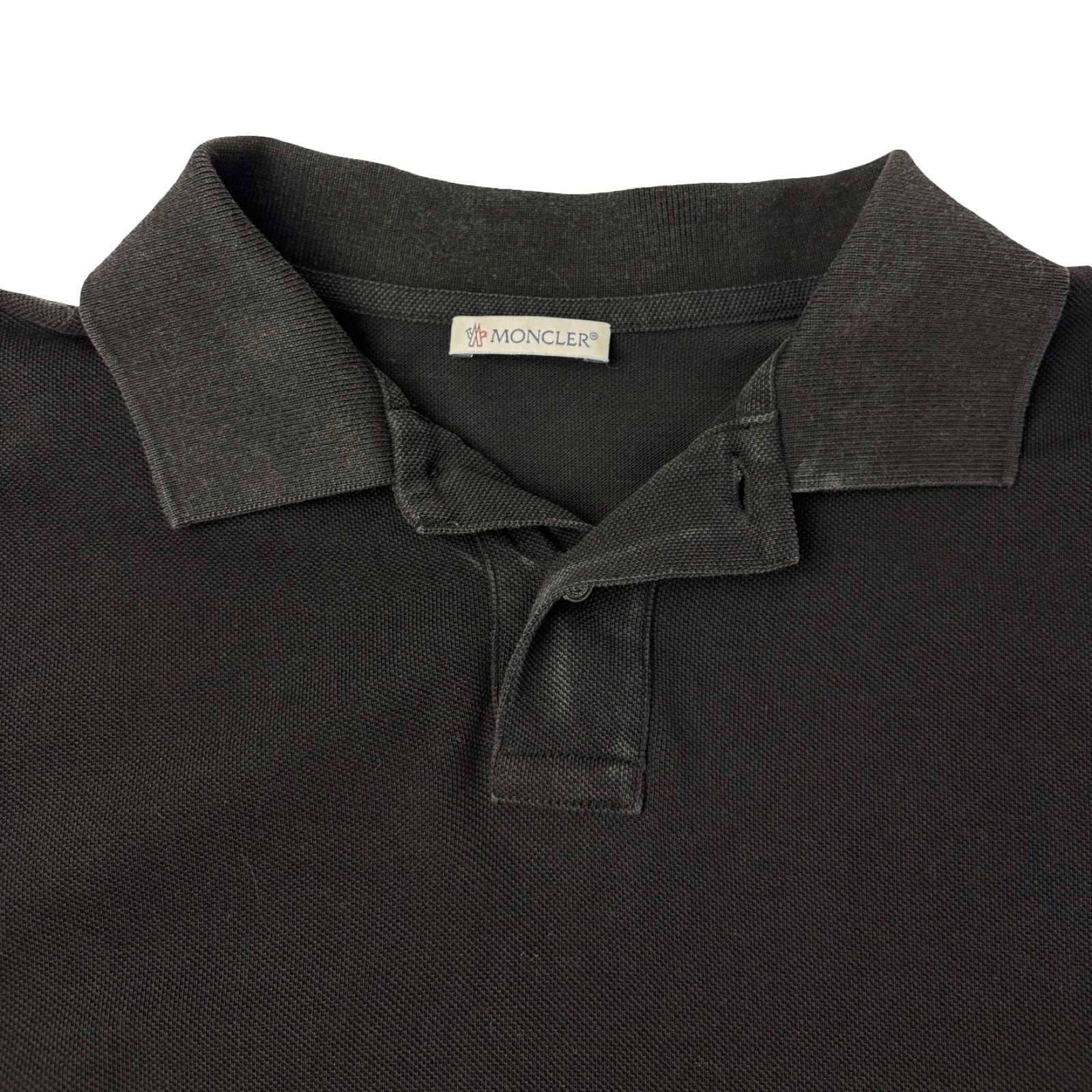 Moncler Resistance Censored Polo Black