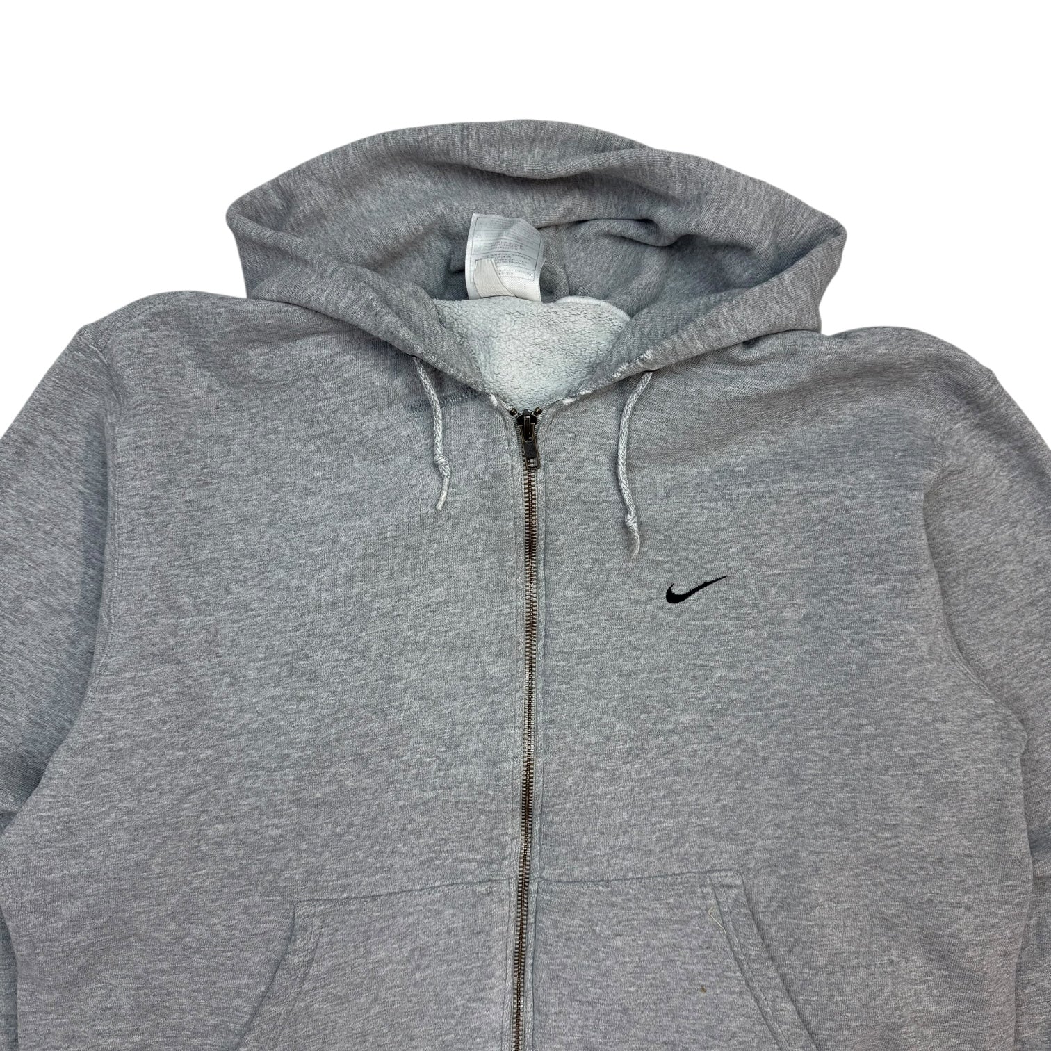 Vintage Nike Zip Up Hoodie Grey