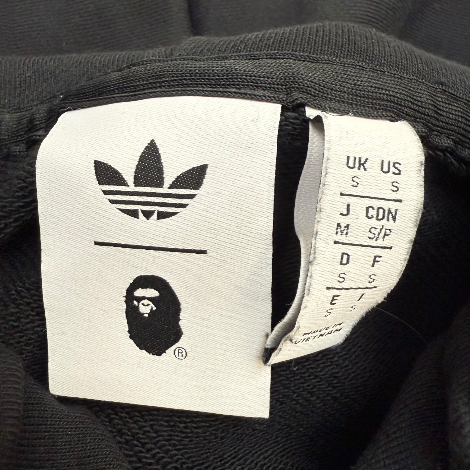 Adidas x Bape Shark Full Zip Hoodie Black/Red