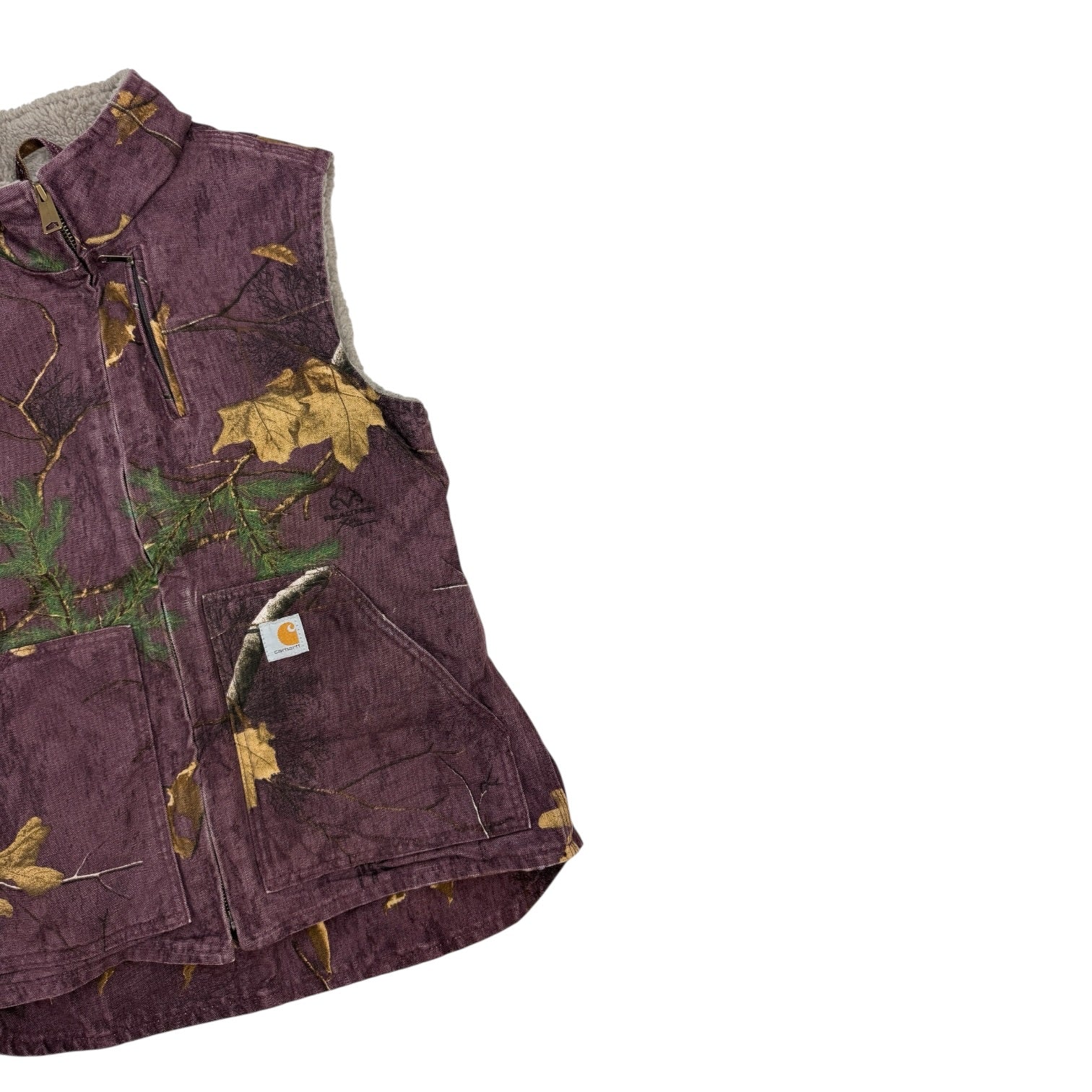 Vintage Carhartt RealTree Youth Vest Plum