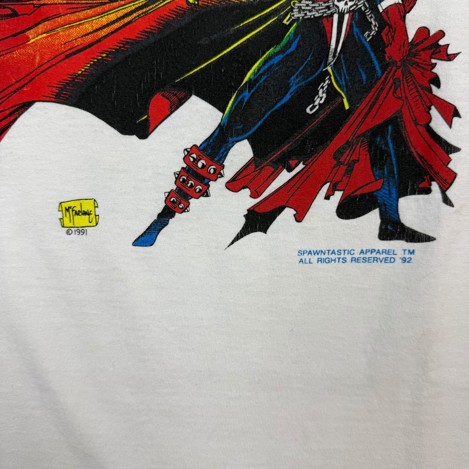 1992 McFarlane Spawn Tee White