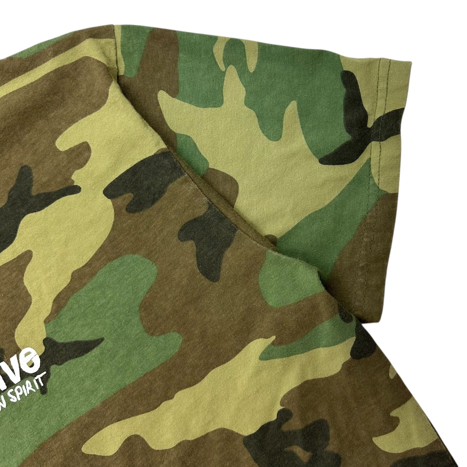 Supreme Stay Positive Woodland Camo Tee