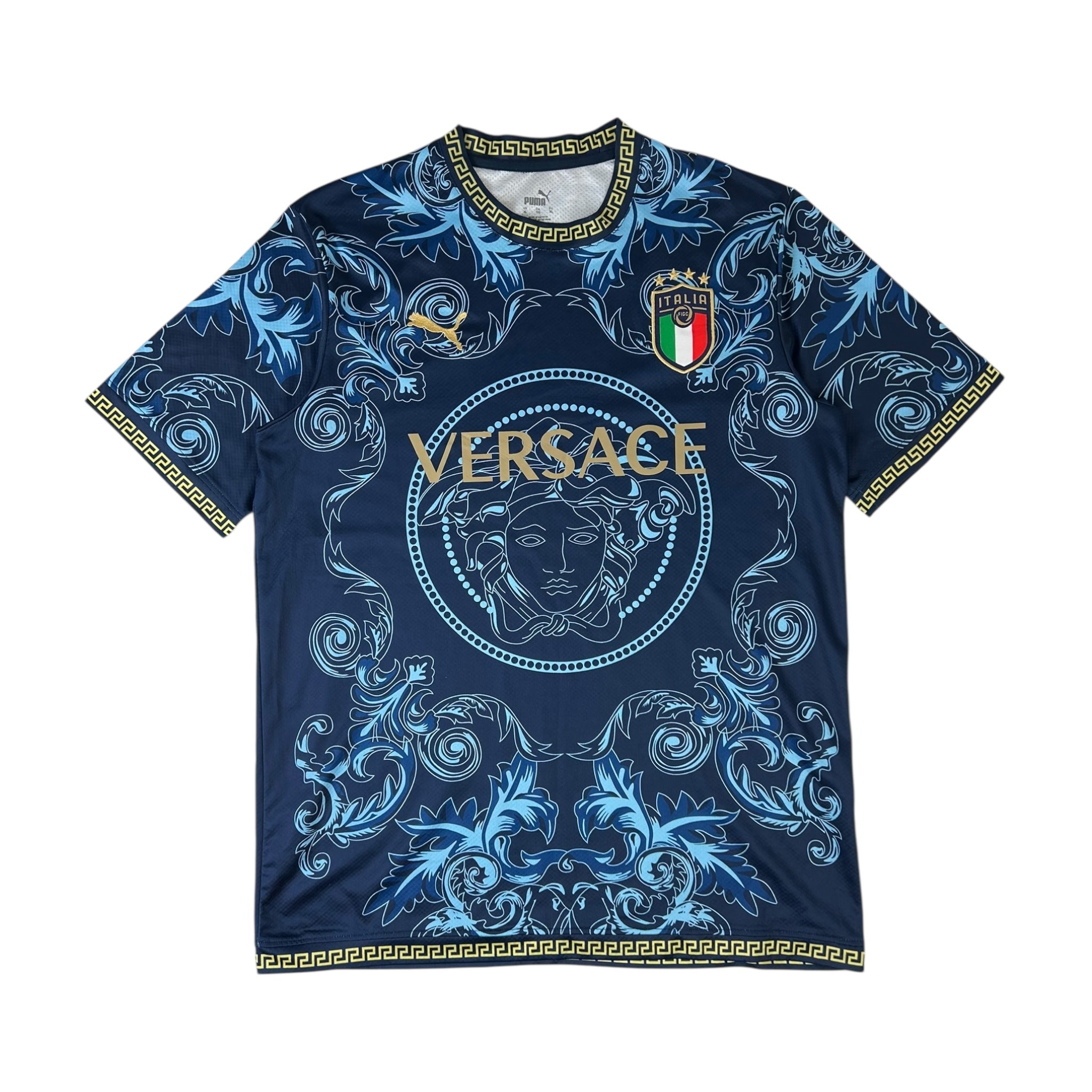 Italy Adidas x Versace Soccer Jersey 2022-23 Limited Football Shirt