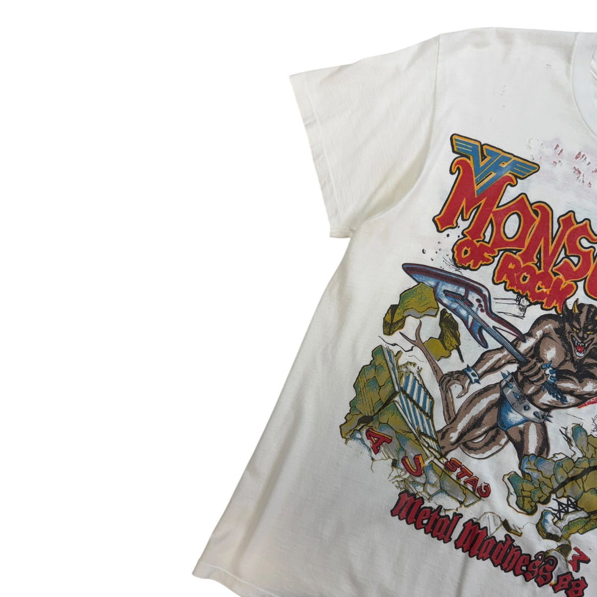 Vintage Monster Of Rock T-Shirt White