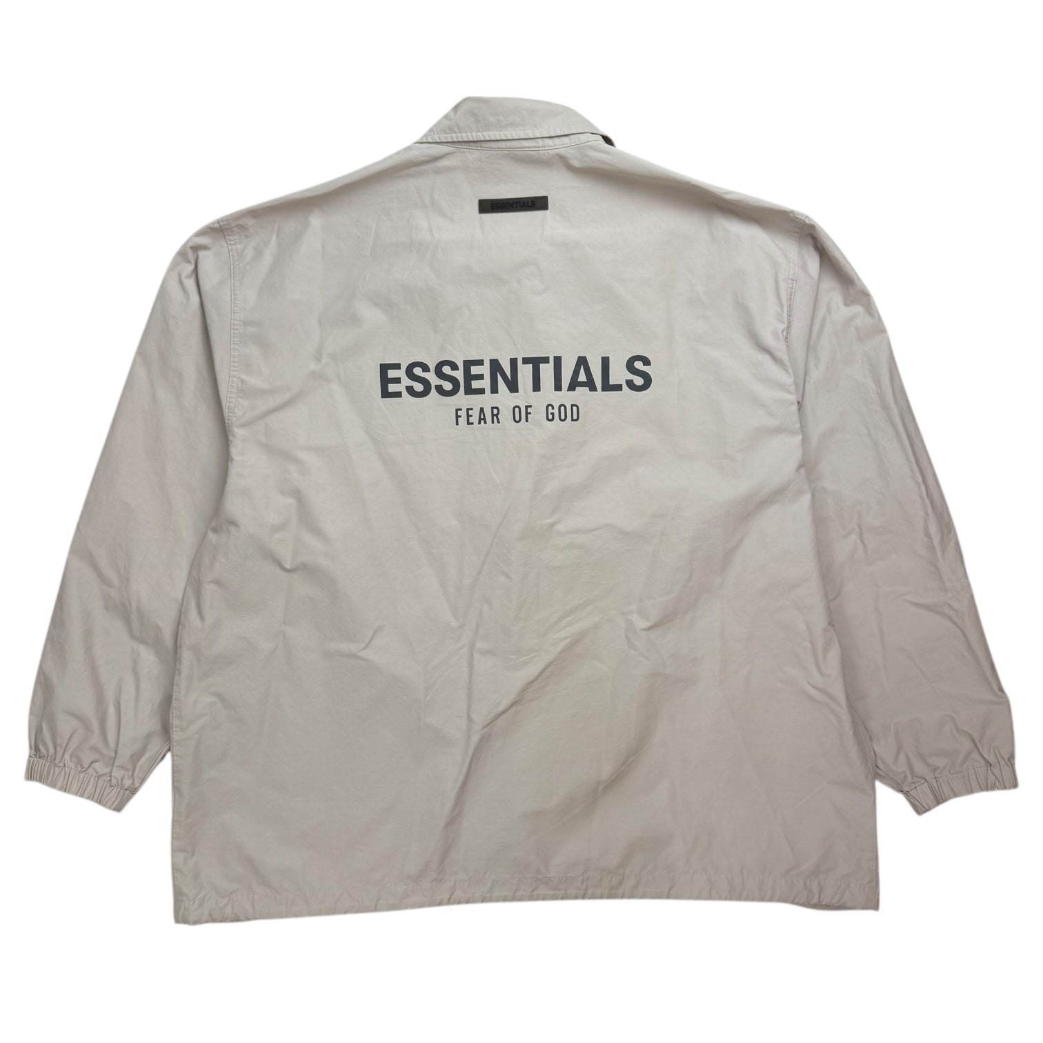 Fear Of God Essentials Coach Jacket Cement