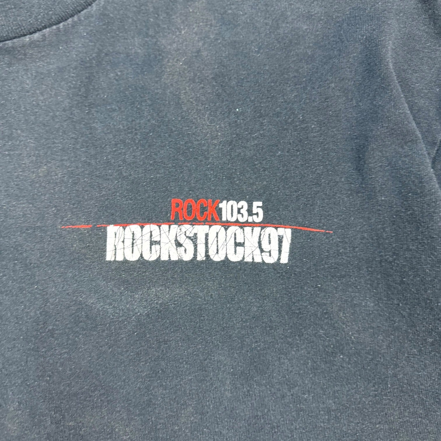 1997 Rockstock 97 Concert Tee Black