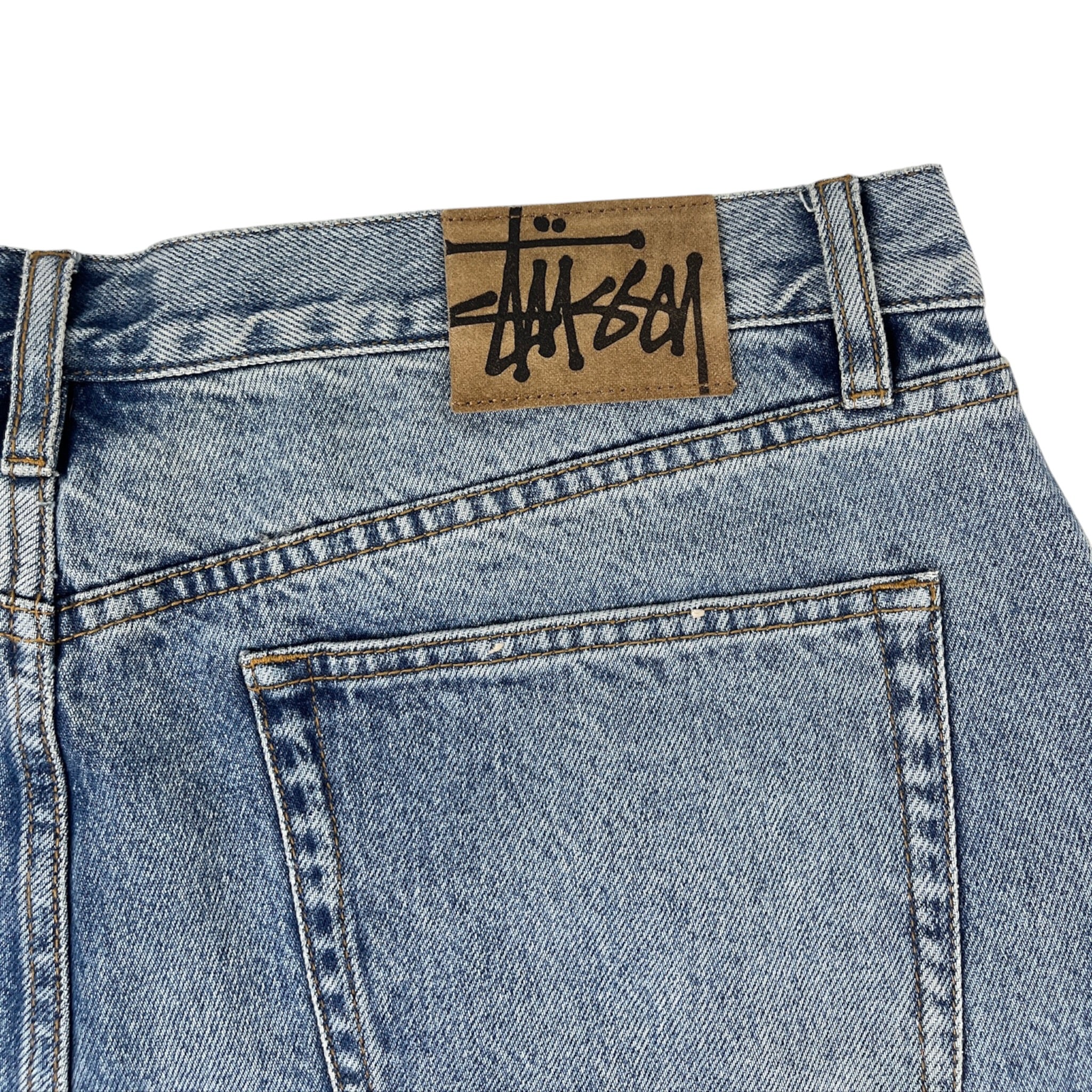 Stussy Slim Jean Denim Indigo Stone Wash