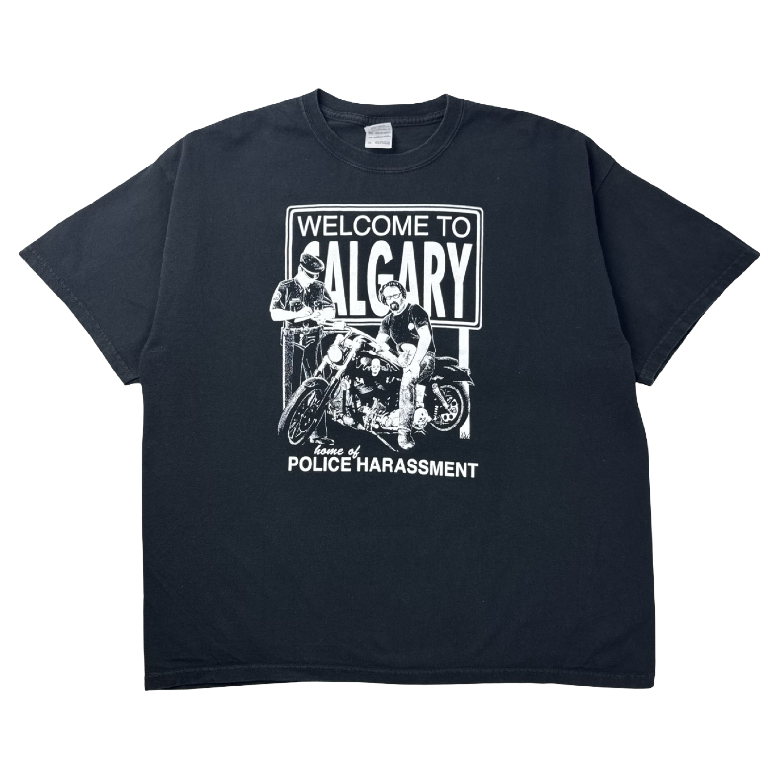 Vintage Calgary: Police Harassment T-Shirt