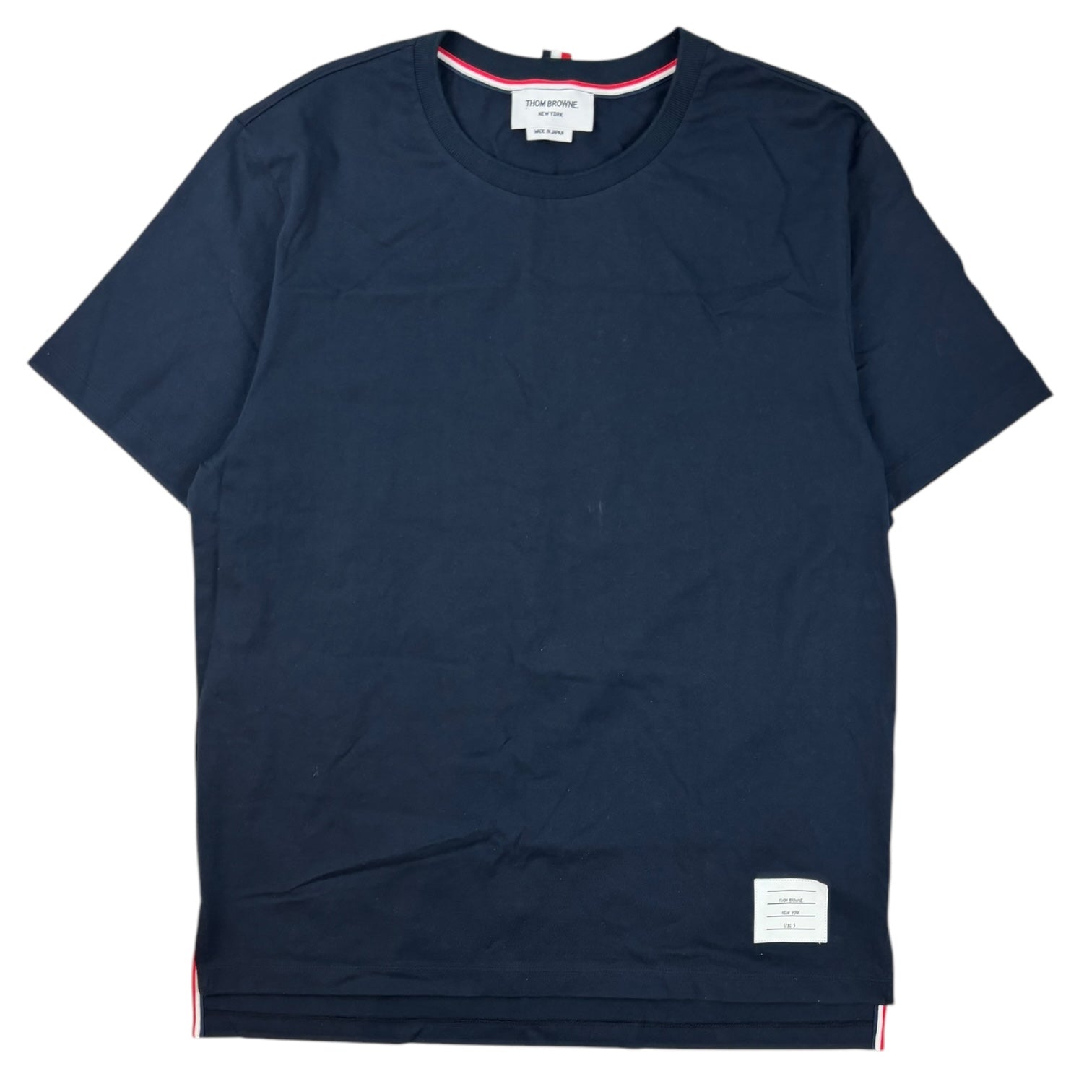 Thom Browne Pocket T-Shirt Navy