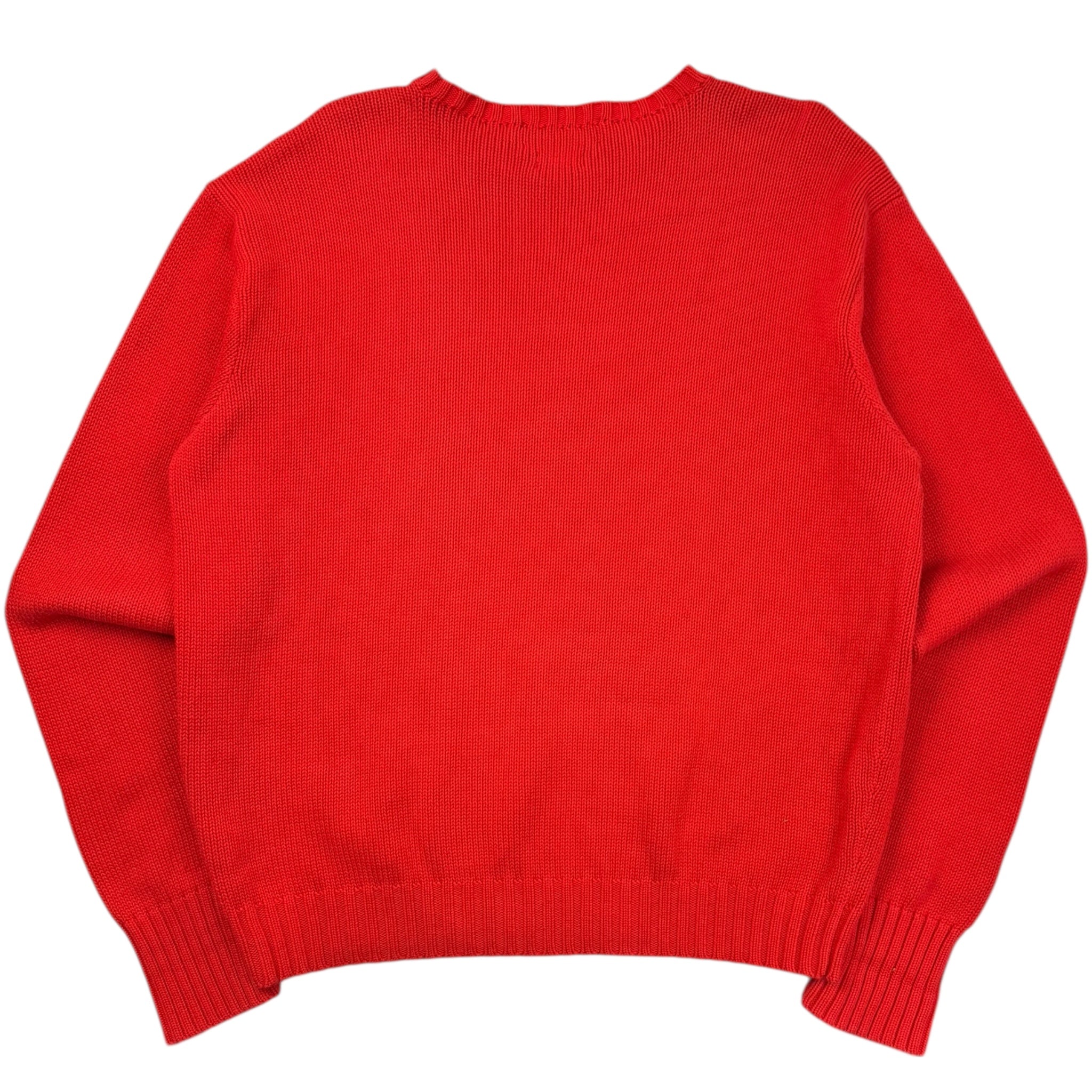 Vintage Polo Ralph Lauren Knit Deep Orange