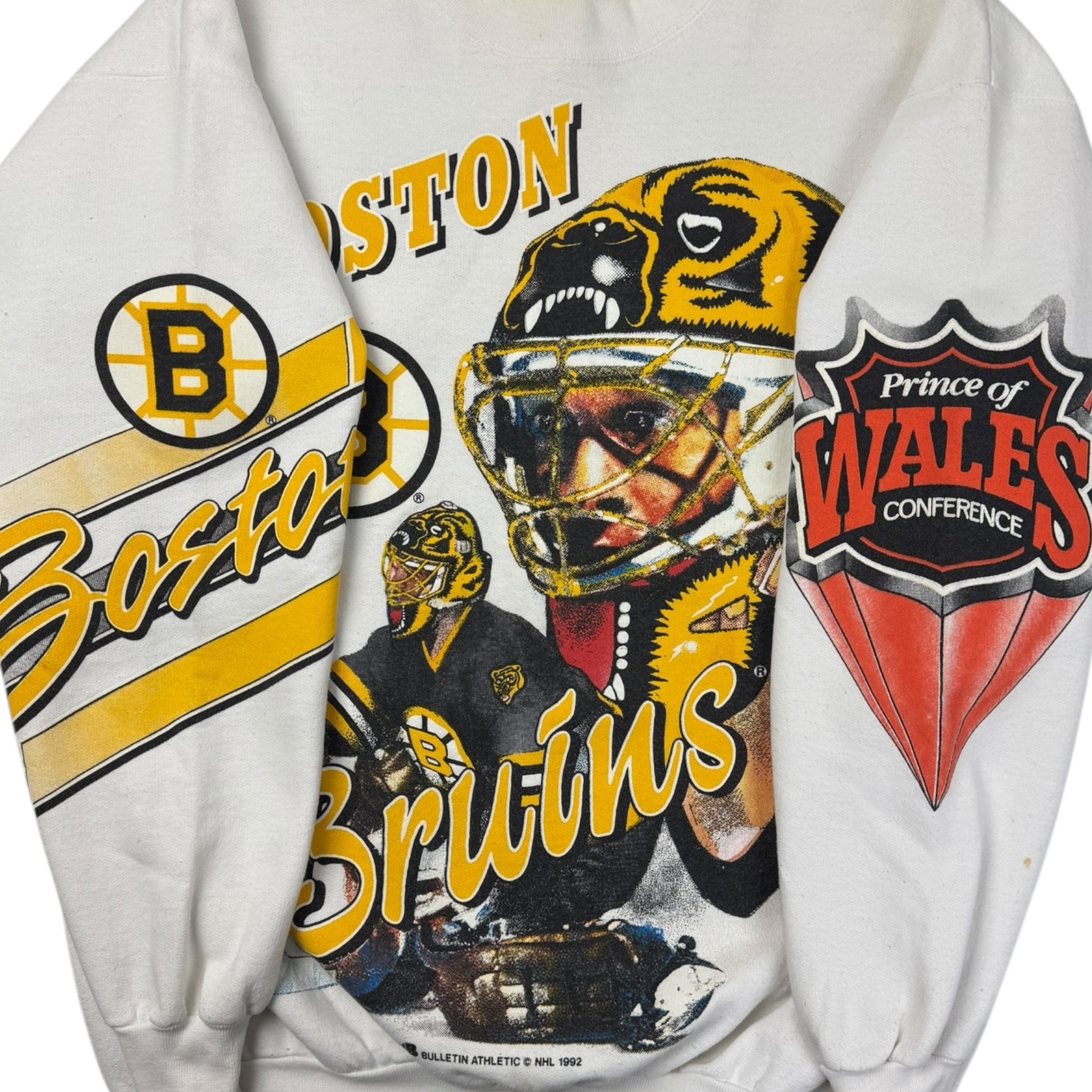 1992 Boston Bruins Bulletin Crew Neck
