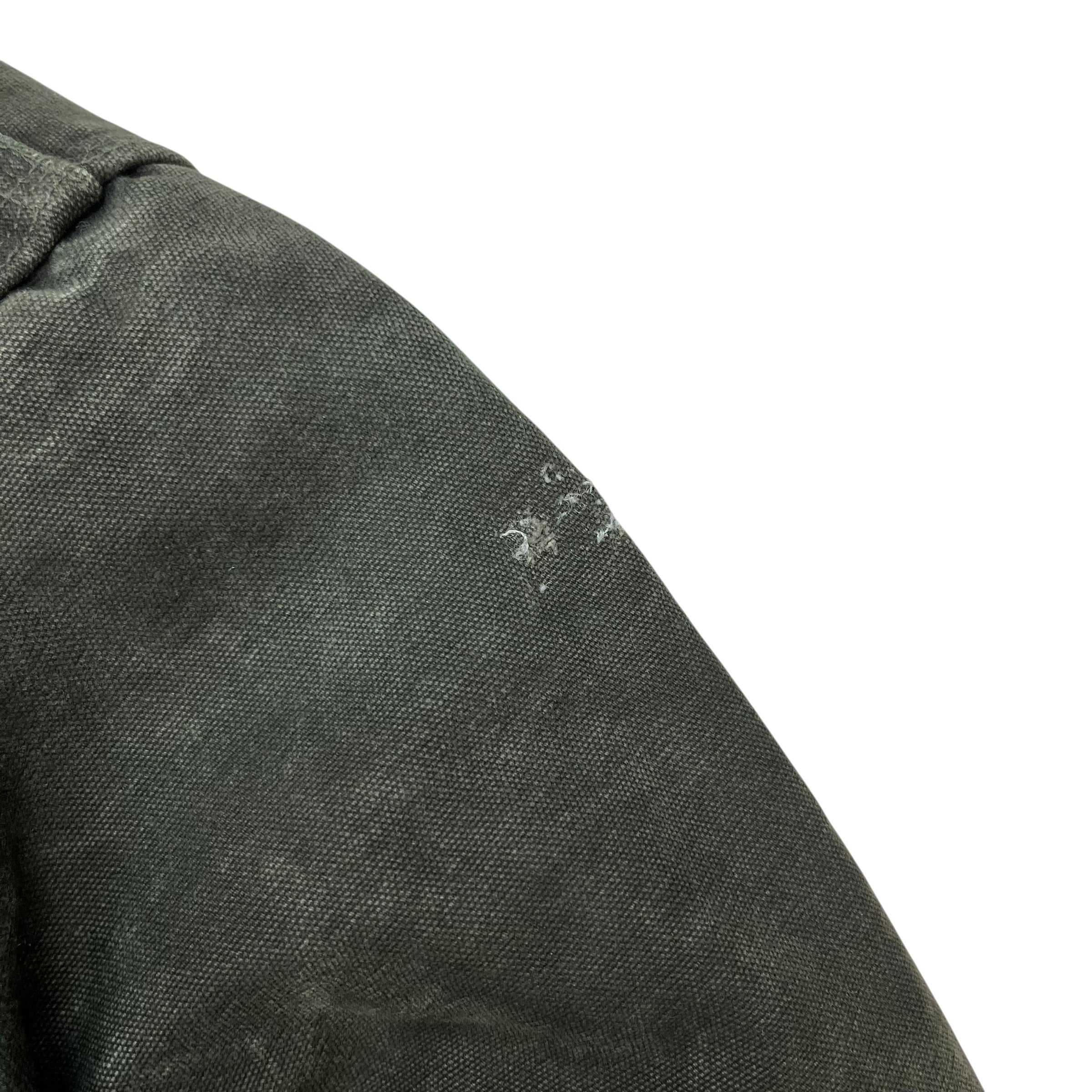 Vintage Carhartt Detroit Blanket Lined Jacket Moss Green