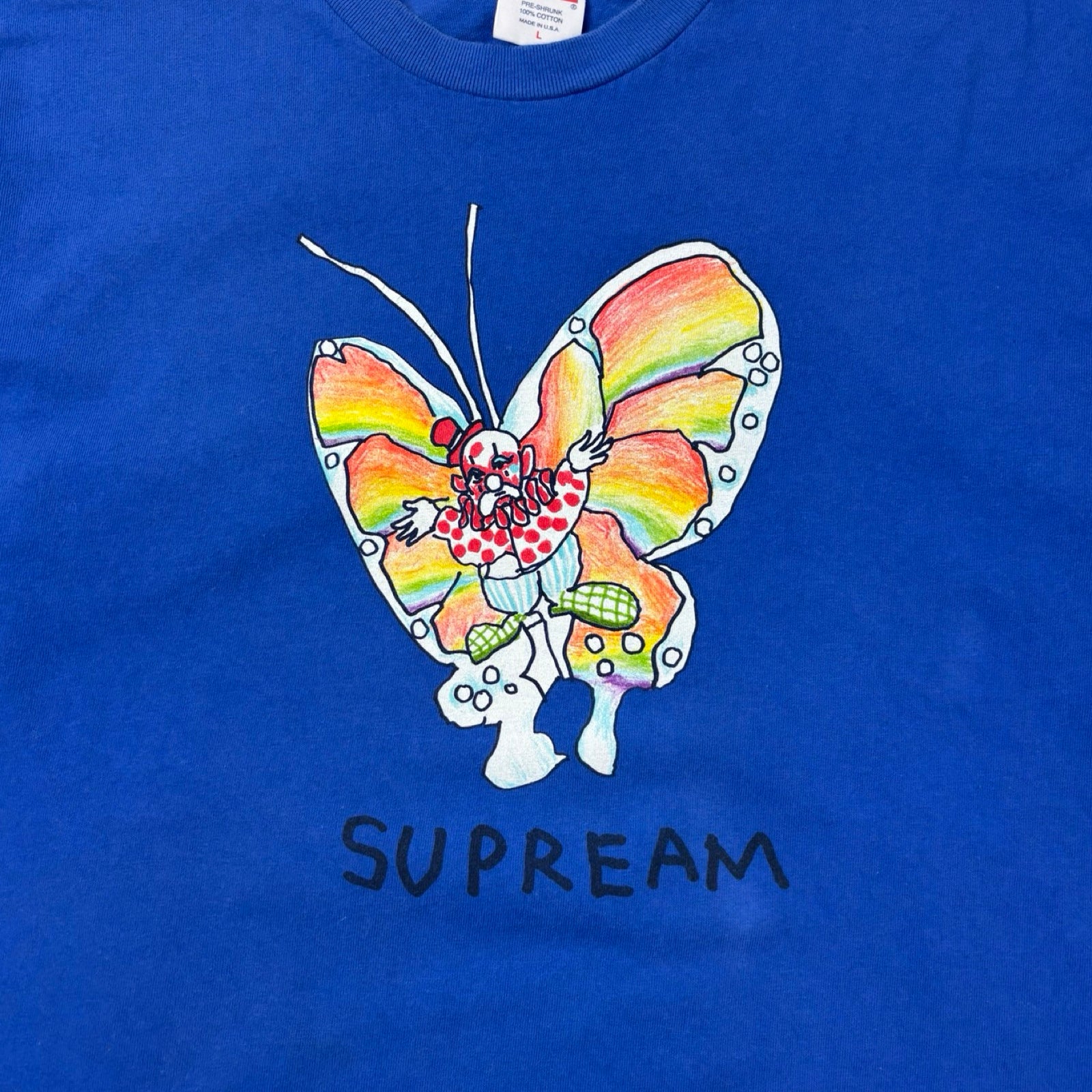 Supreme Gonz Butterfly Tee Royal Blue
