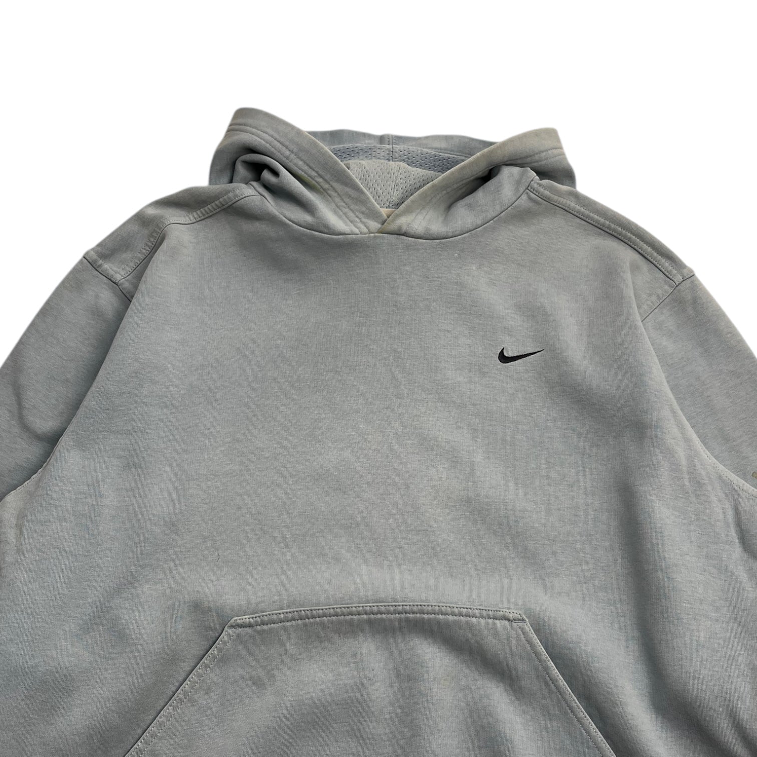 Vintage Nike Side Swoosh Hoodie Pale Blue