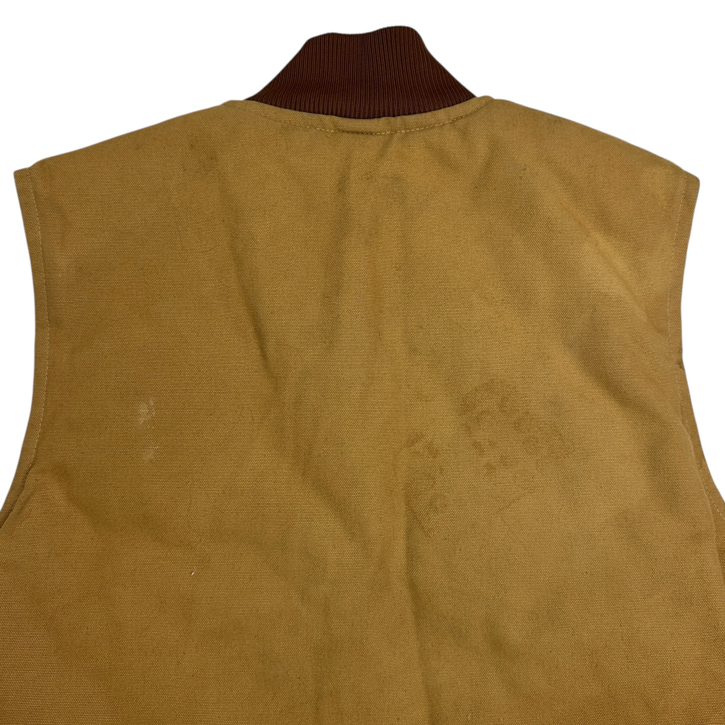 Vintage Carhartt Insulated Vest Tan/Brown