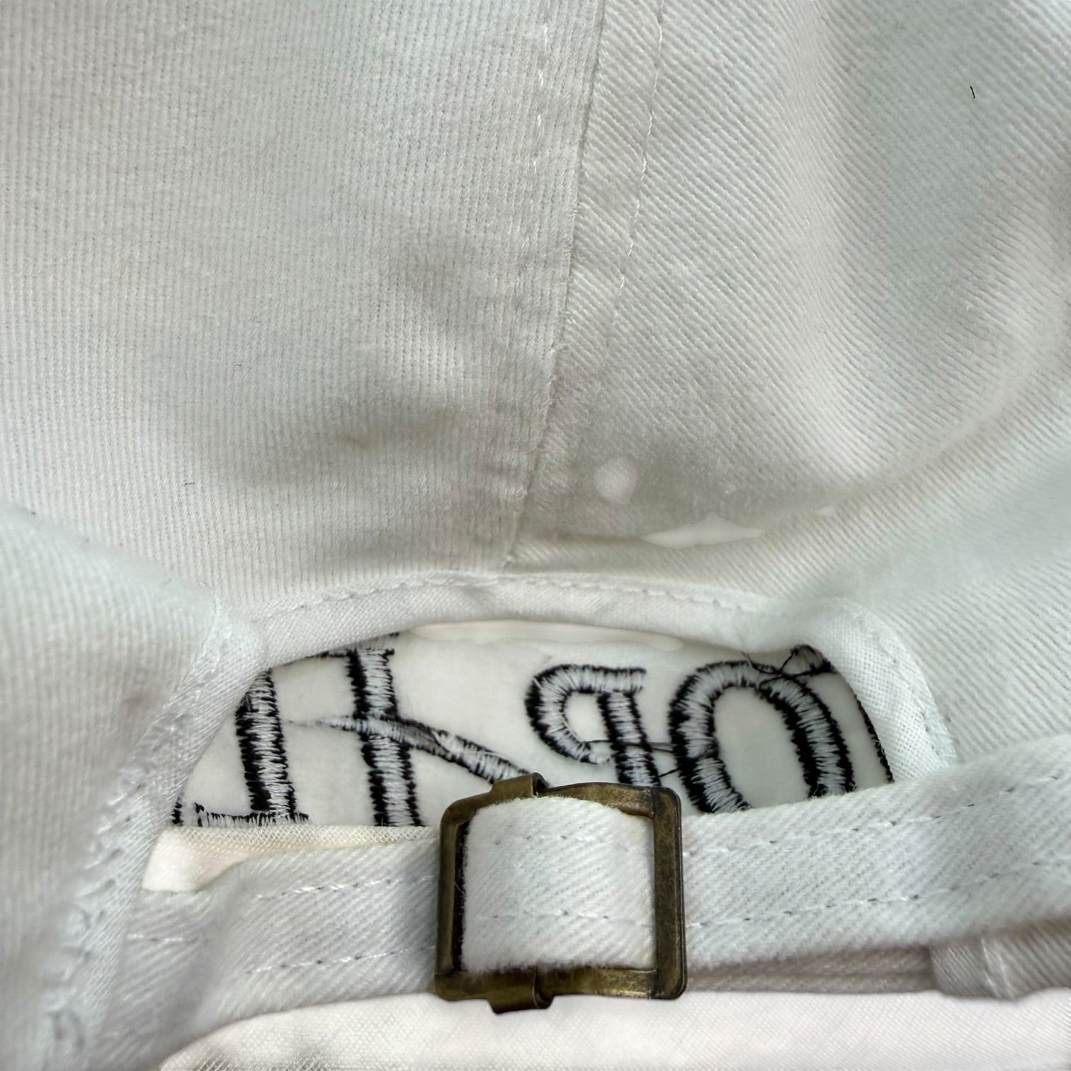 Vintage Top Flite Golf Strapback Hat White/Blue