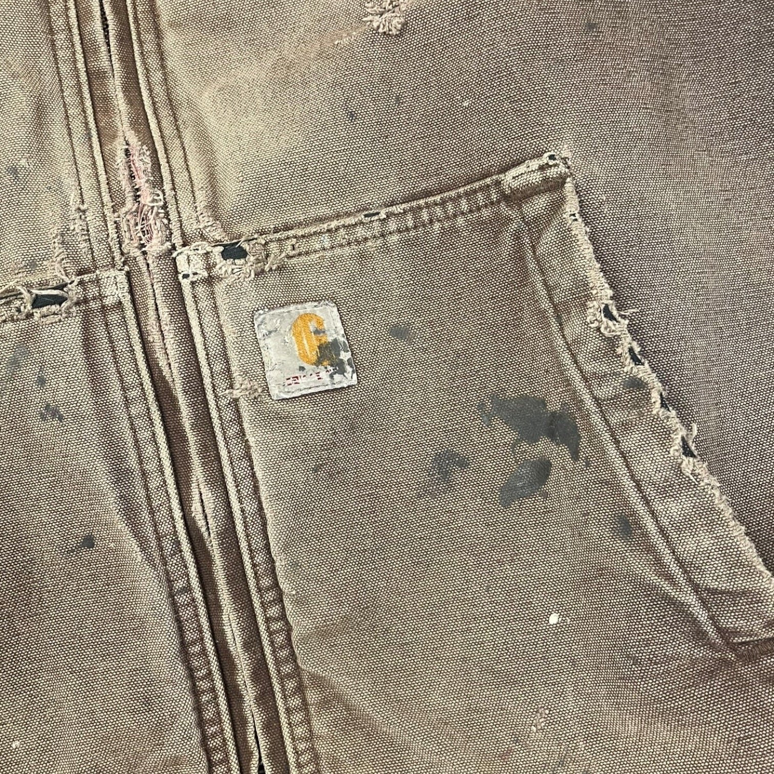 Carhartt Active Jacket Distressed Dark Brown