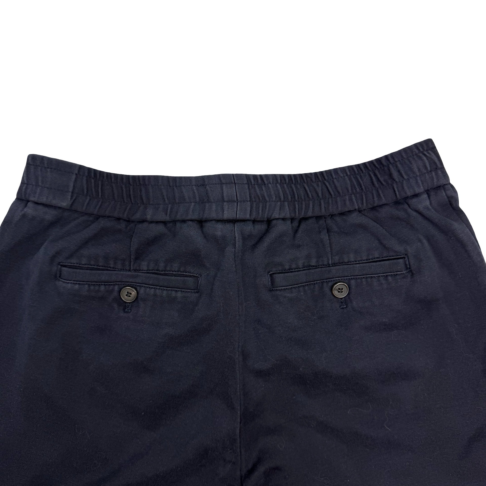 AMI Paris Cotton Trousers Dark Navy