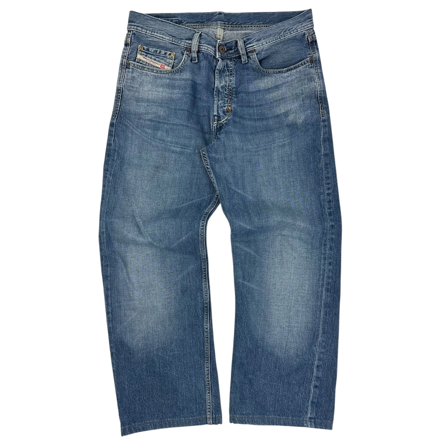 Vintage Diesel Jeans Bootcut Bottoms Blue Wash