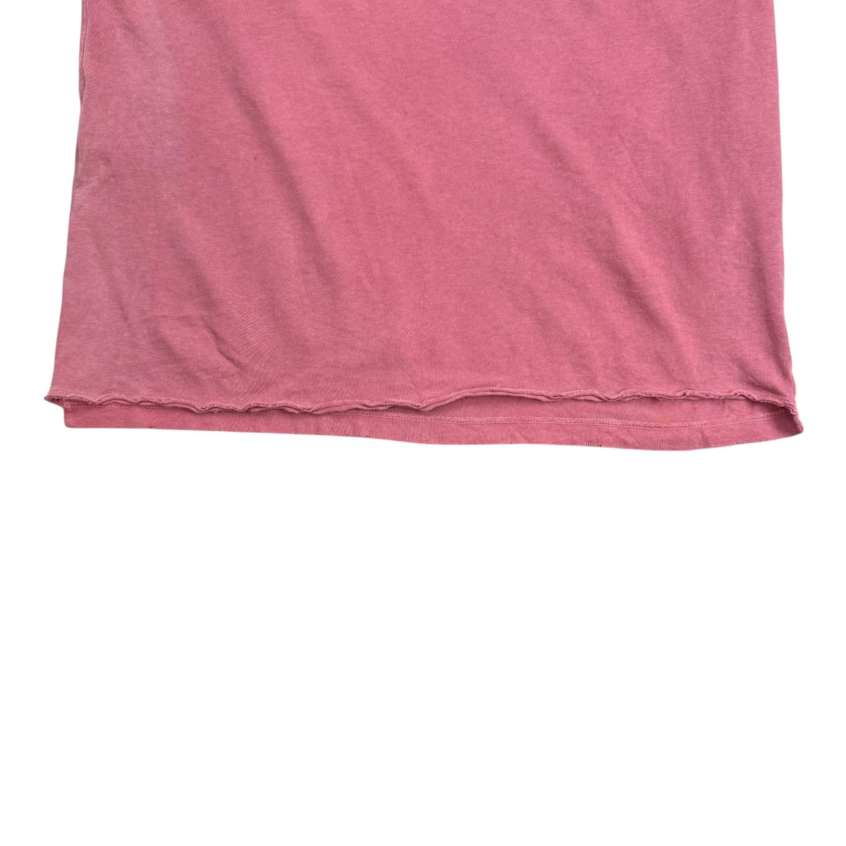 Saint Laurent Pink Rose Tee Washed Red