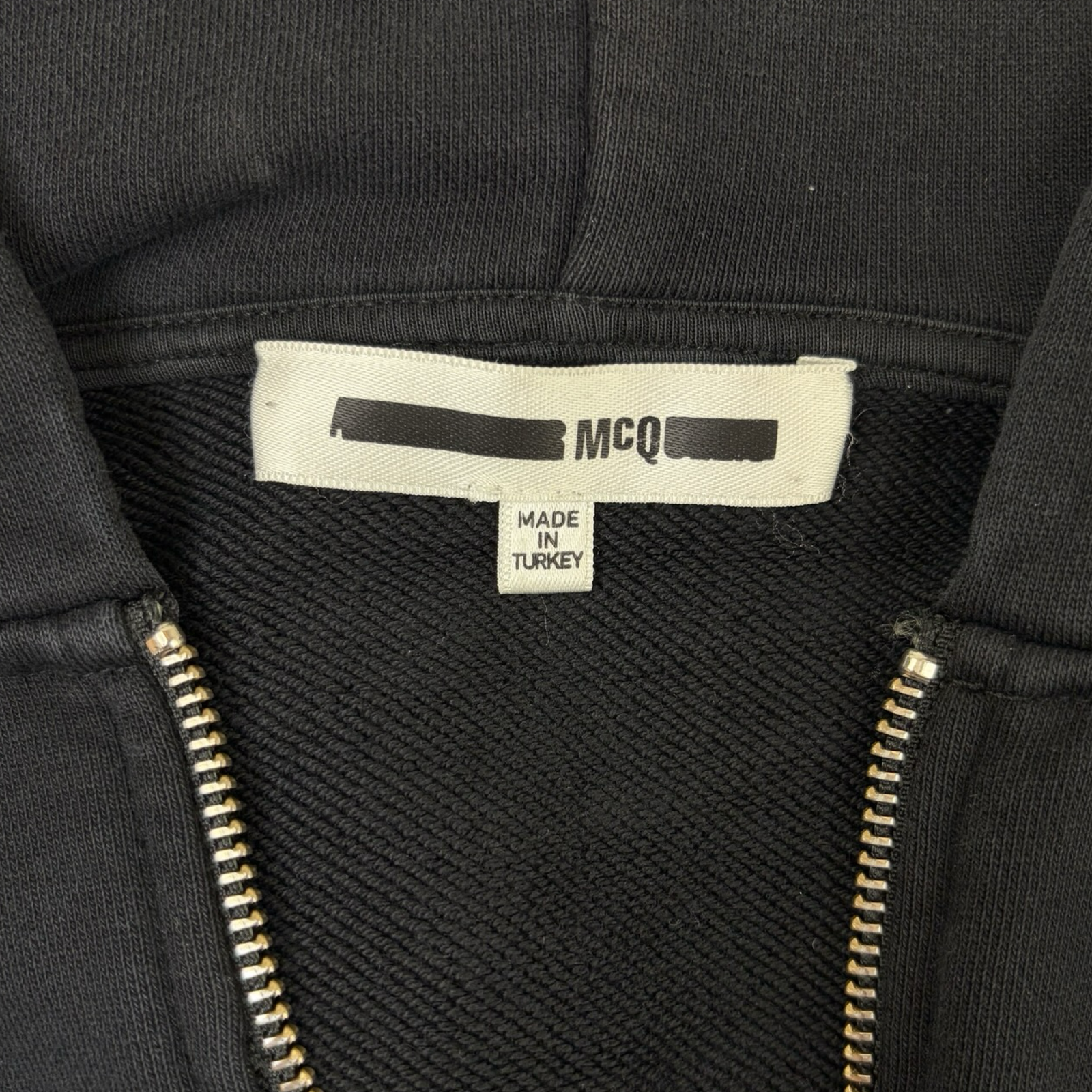 Alexander McQueen Zip Up Hoodie Black