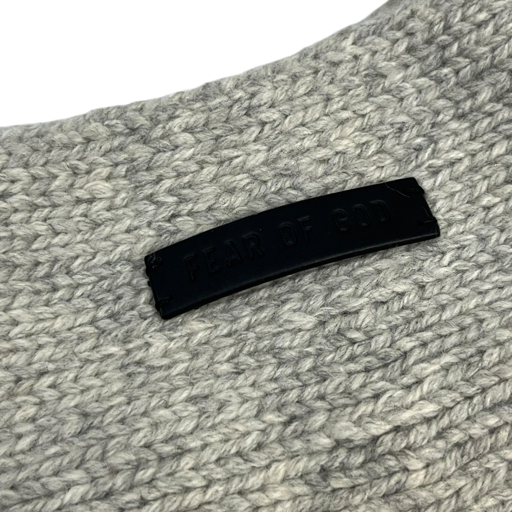 Fear of God Seventh Collection Knit Hoodie Heather Grey