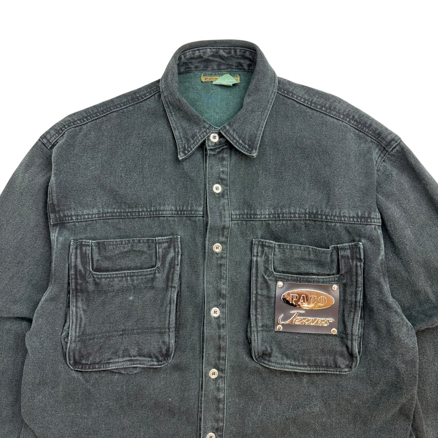 Vintage Y2K Paco Jeans Denim Jacket Black