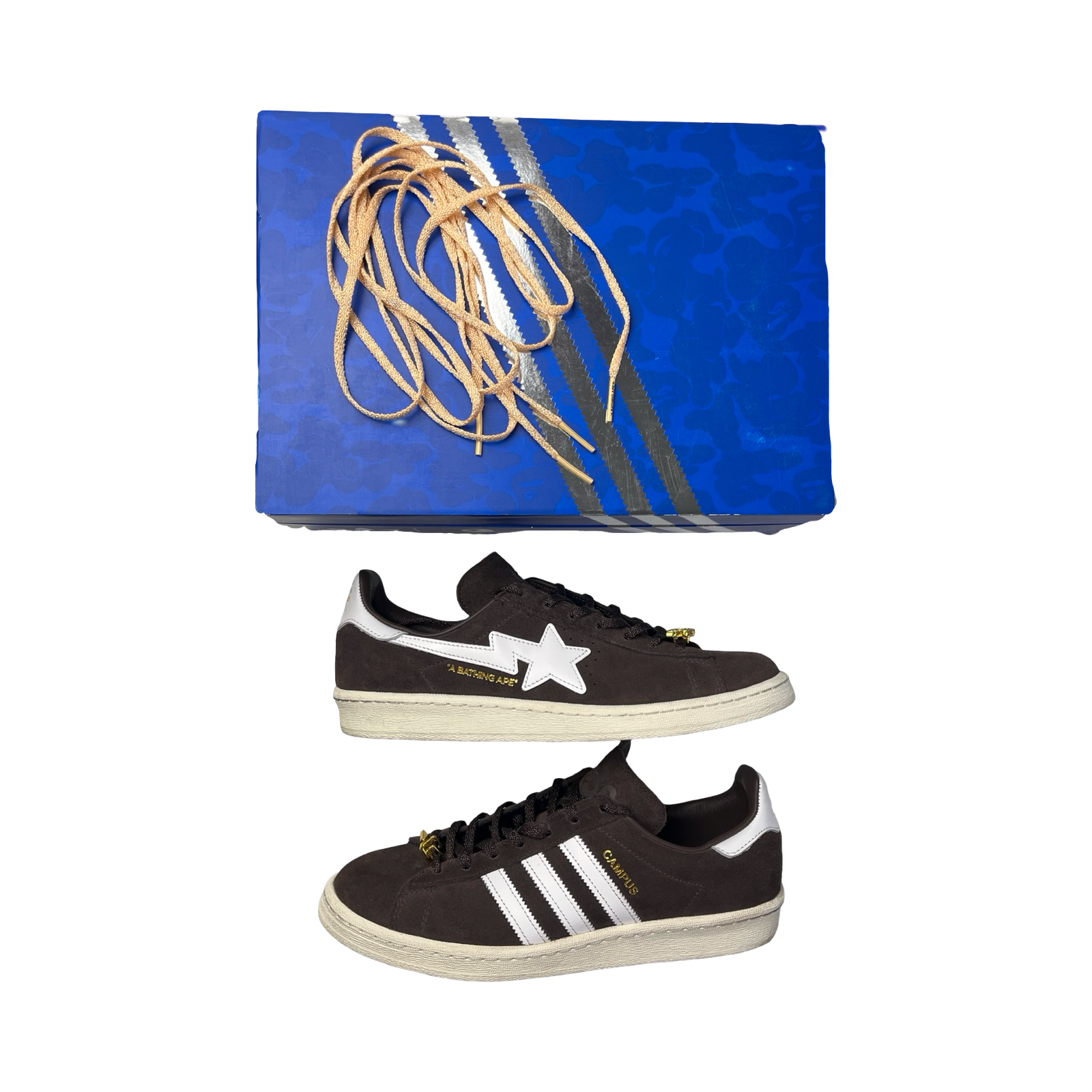 Adidas Campus 80s Bape 30th Anniversary Brown (Used)