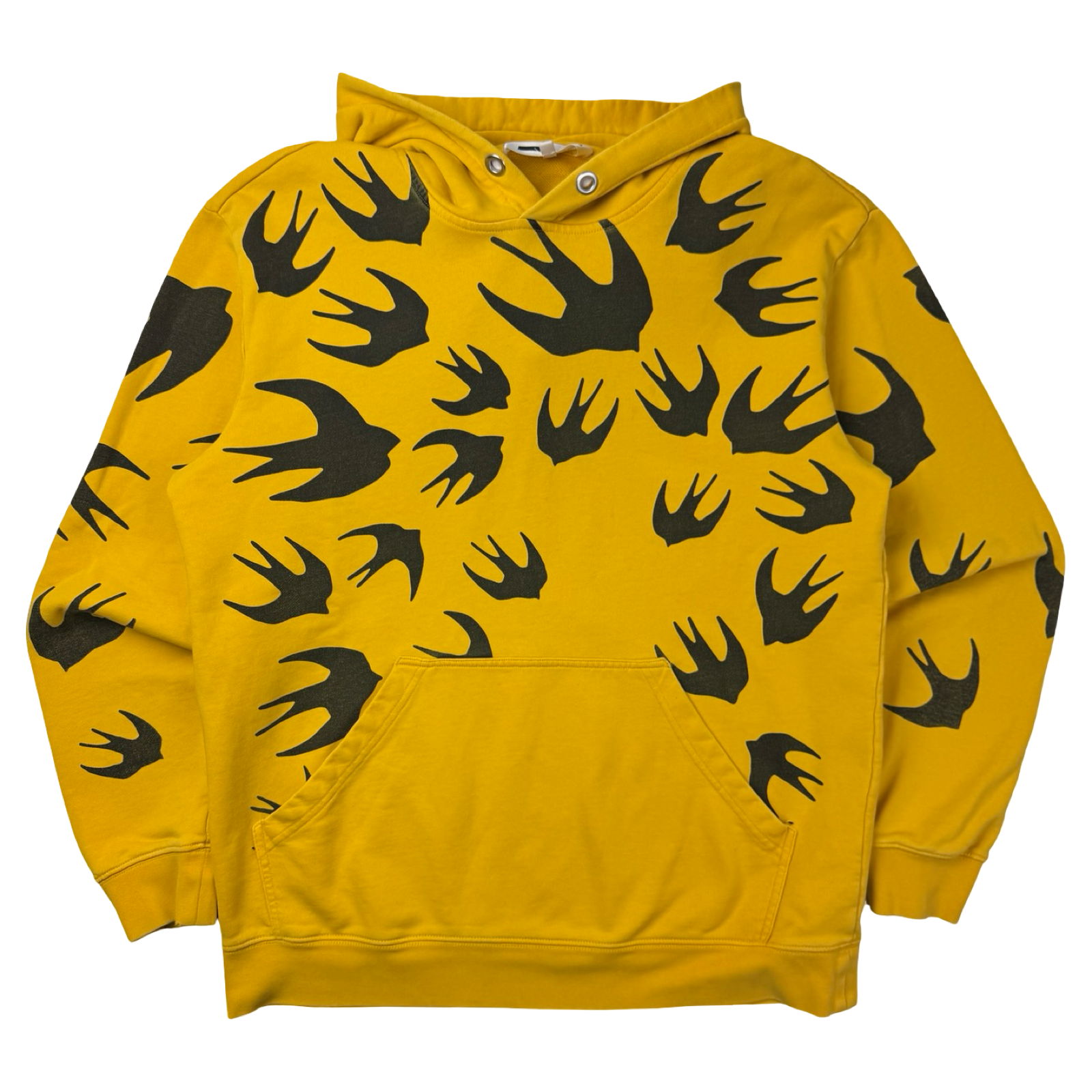 McQ Alexander McQueen Swallow Hoodie Yellow