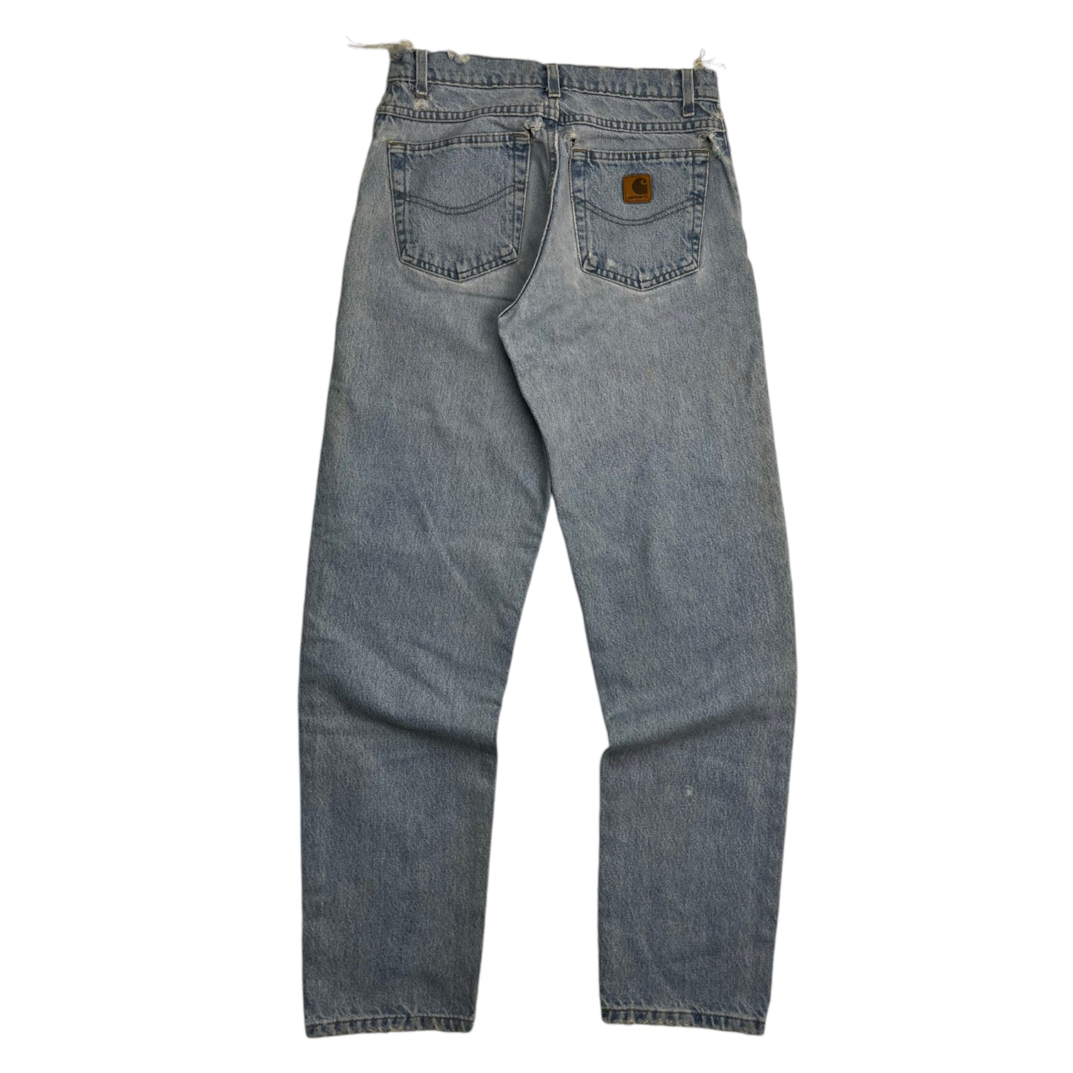 Distressed Carhartt Work Denim Light Wash