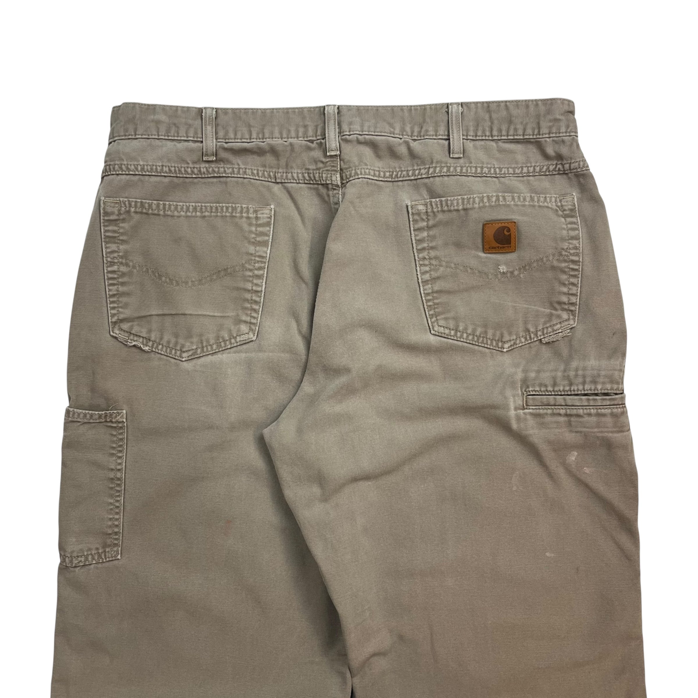 Vintage Carhartt Dungaree Pants Beige