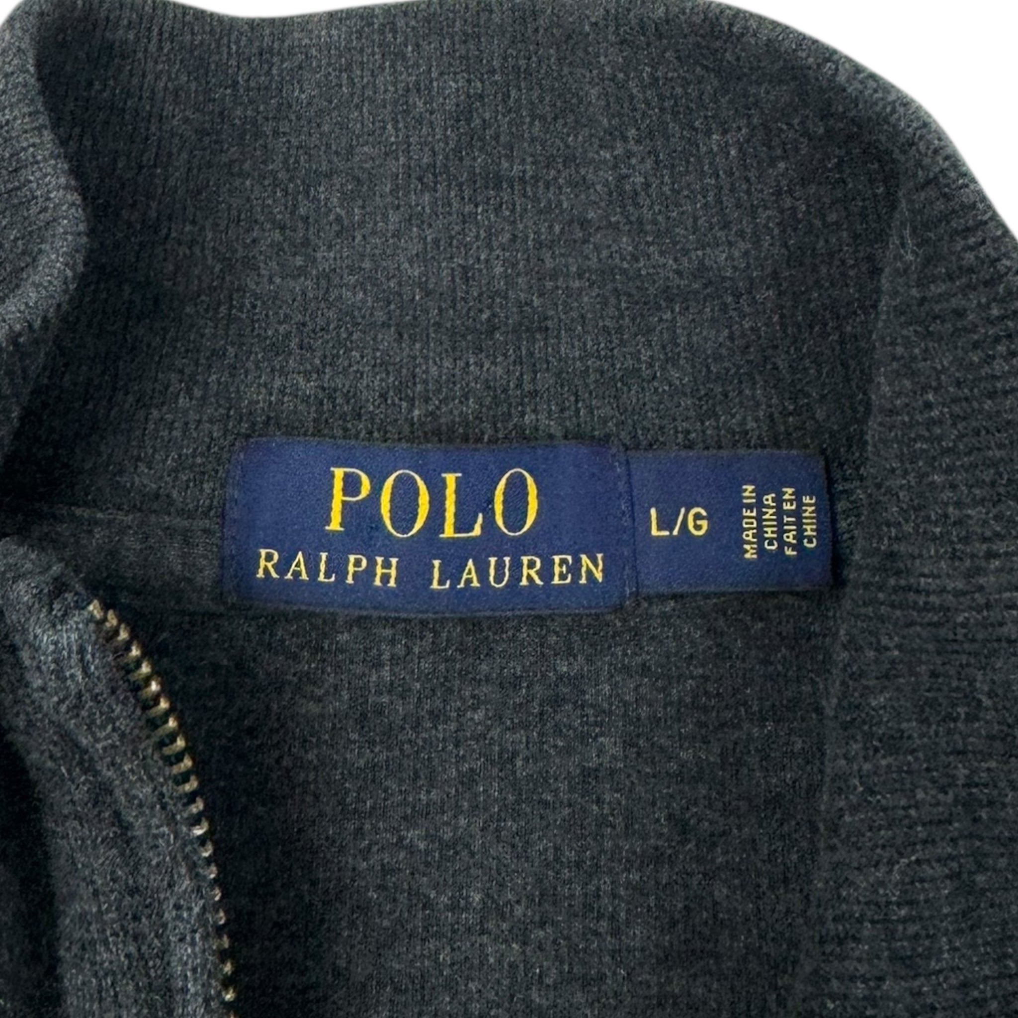 Polo Ralph Lauren Quarter Zip Sweater Grey