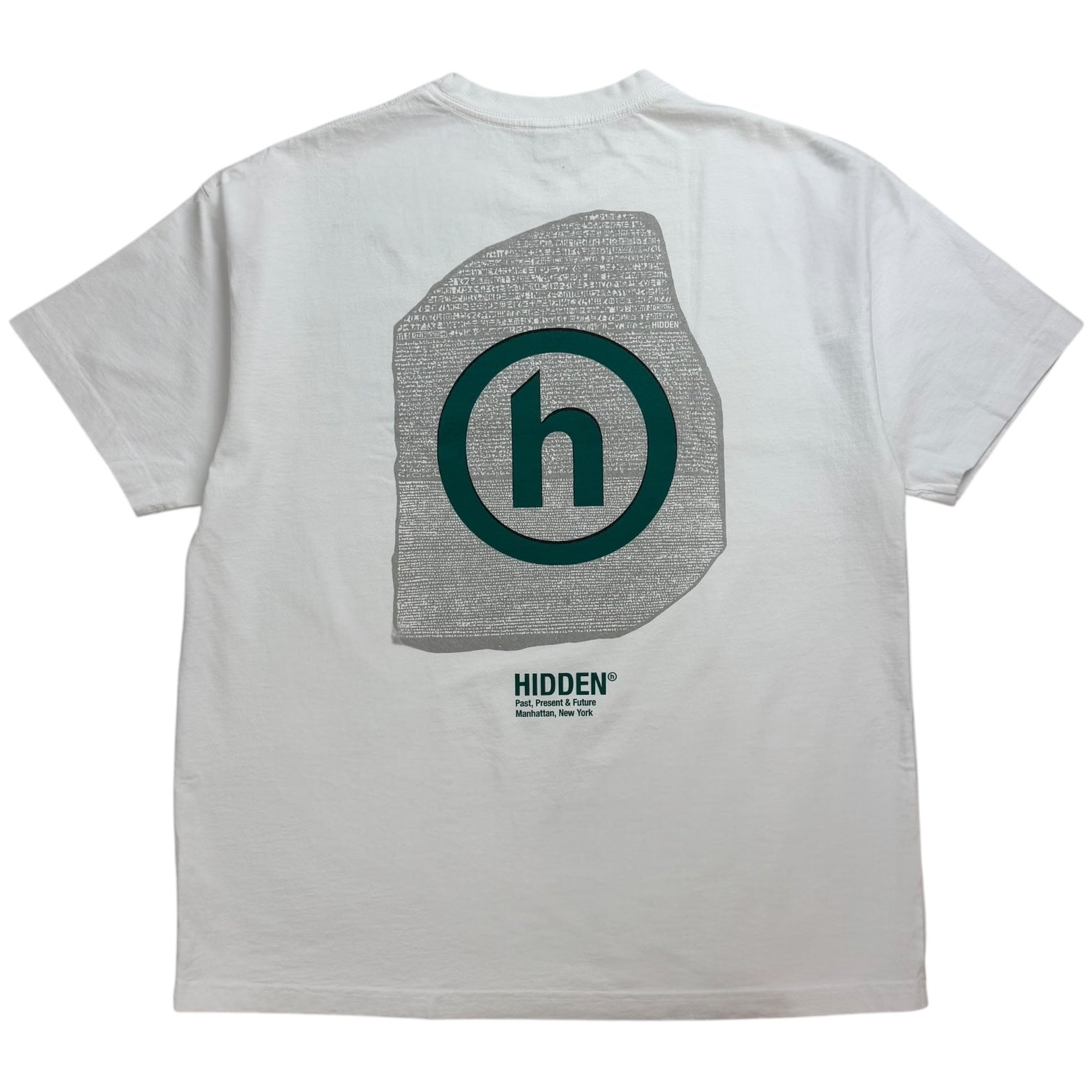 Hidden NY Lost Tablet 3M Print Tee White